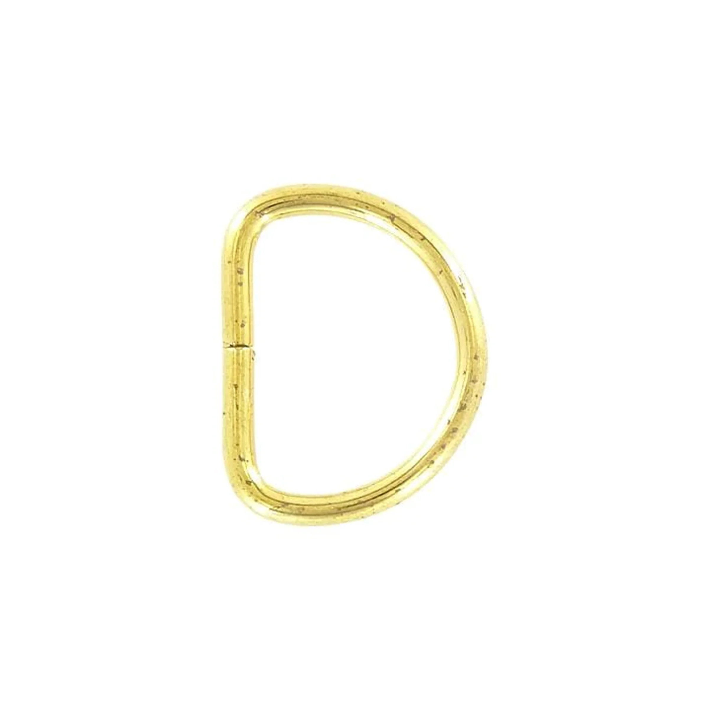 3/4" Brass, Split D-Ring, Steel