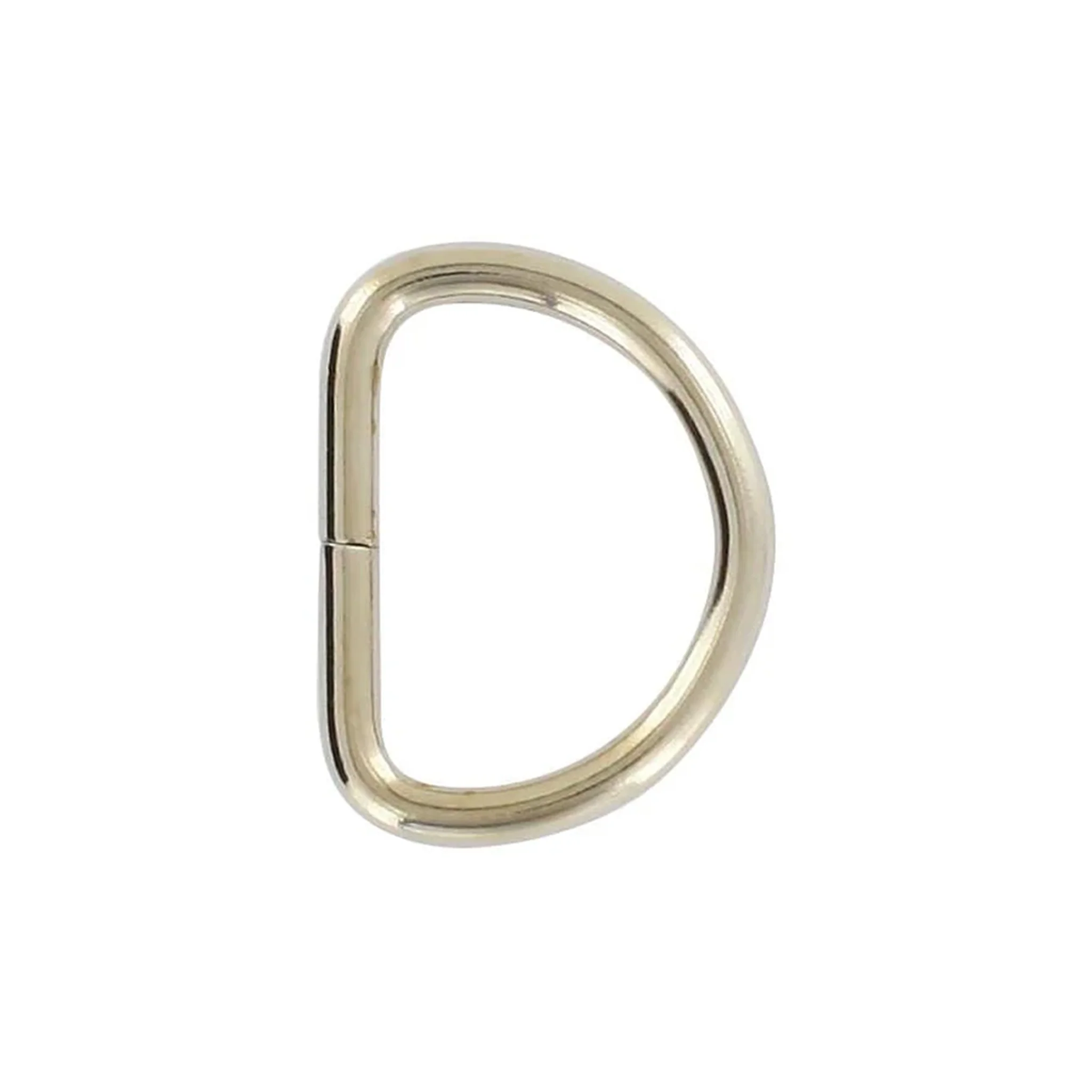 3/4" Nickel, Split D-Ring, Steel