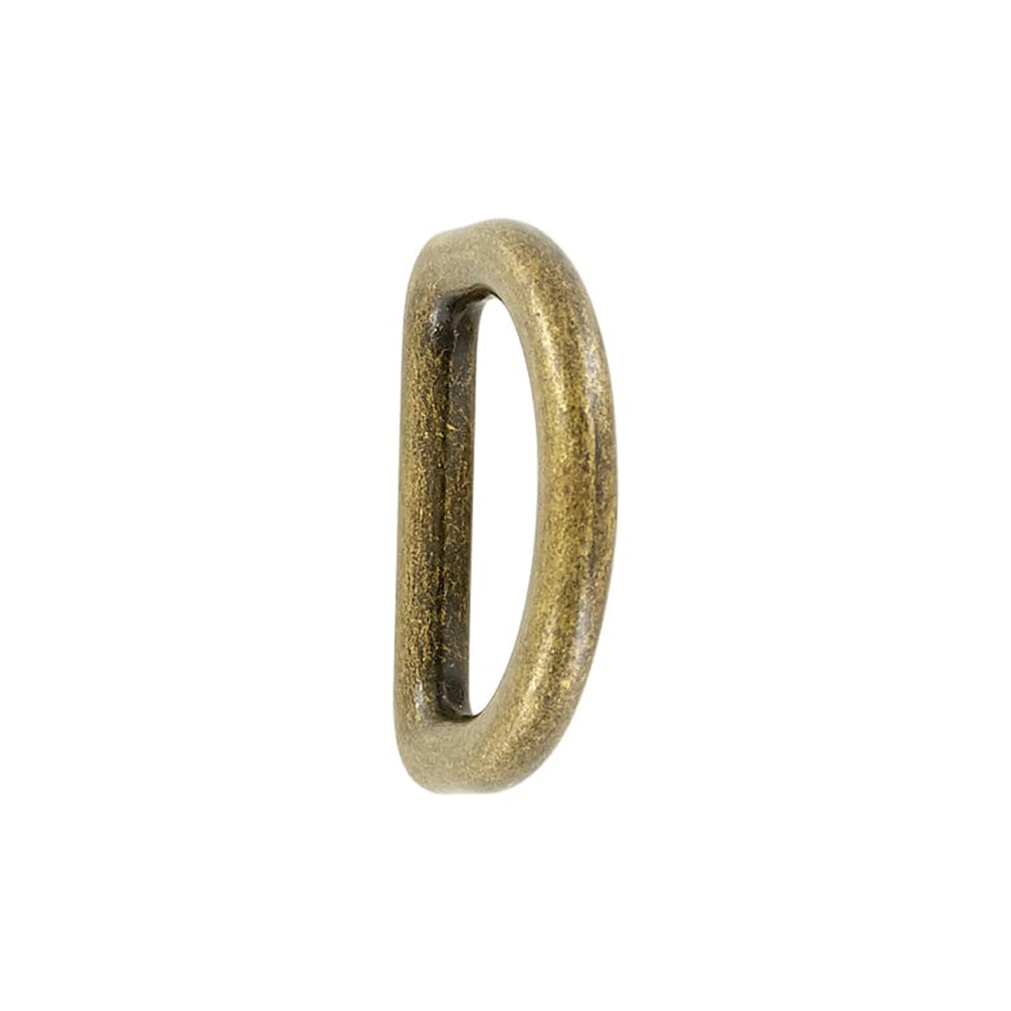 1" Antique Brass, Cast D-Ring, Zinc Alloy - Image 3