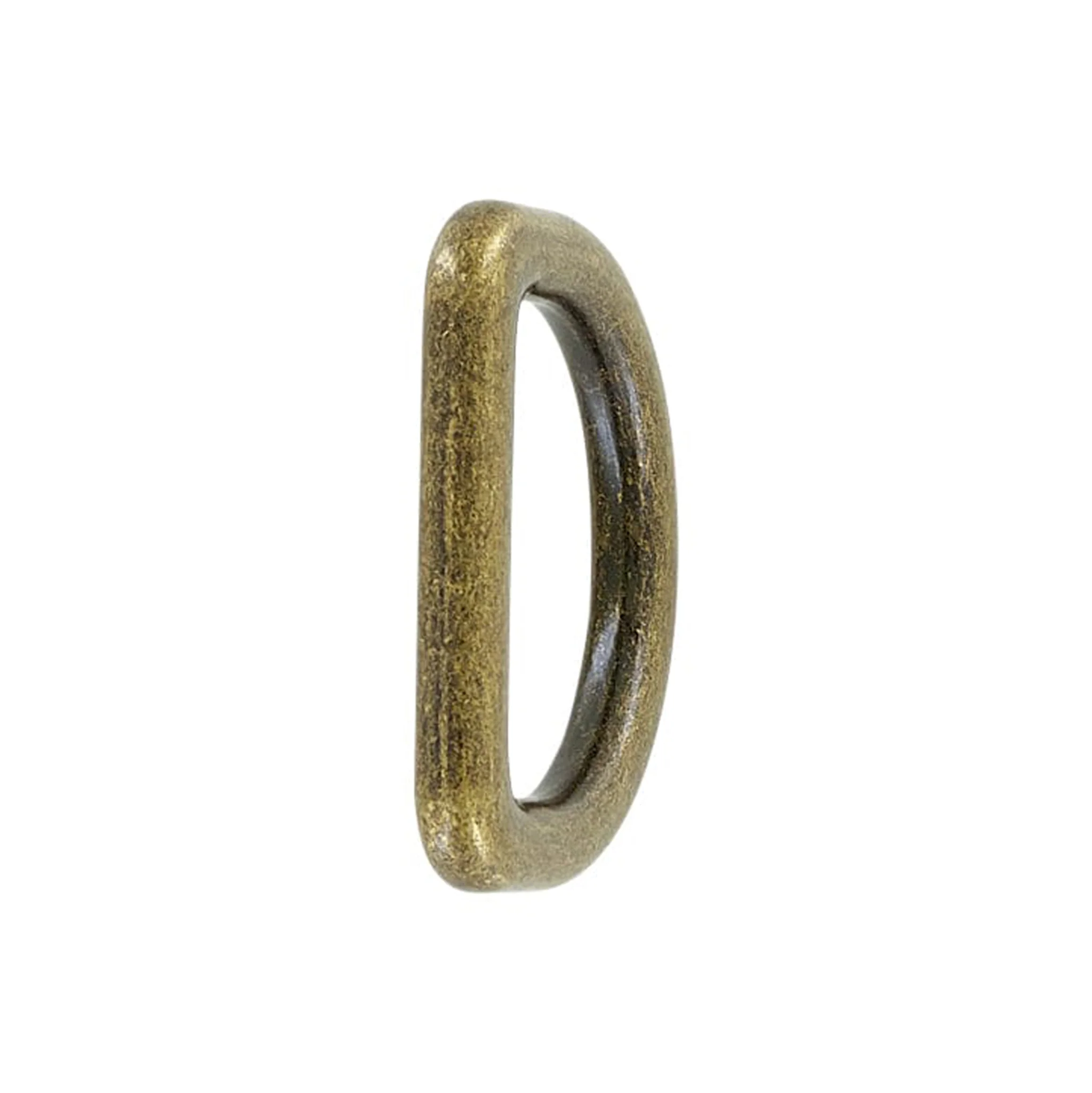 1" Antique Brass, Cast D-Ring, Zinc Alloy - Image 4