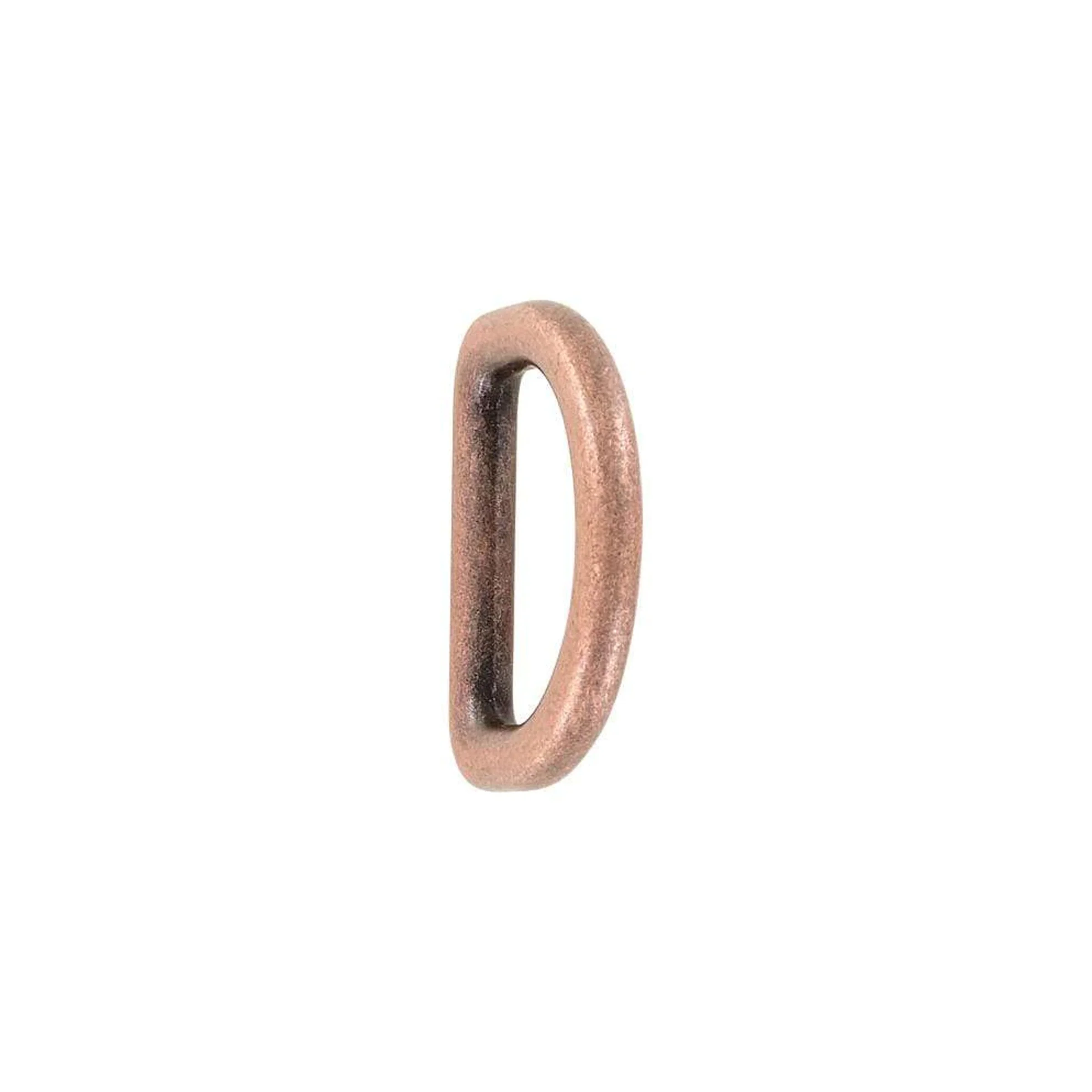 1" Antique Copper, Cast D-Ring, Zinc Alloy - Image 2