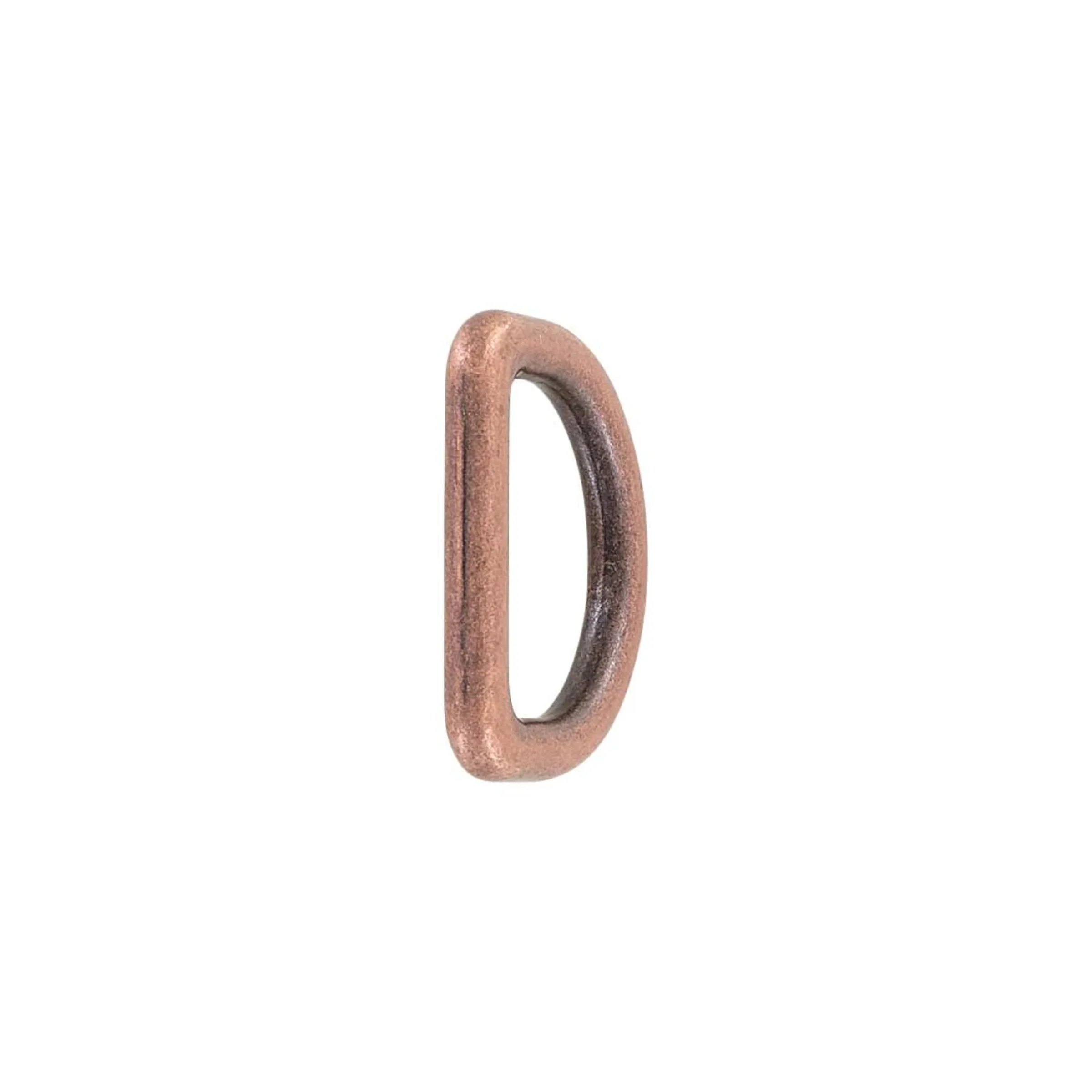 1" Antique Copper, Cast D-Ring, Zinc Alloy - Image 3