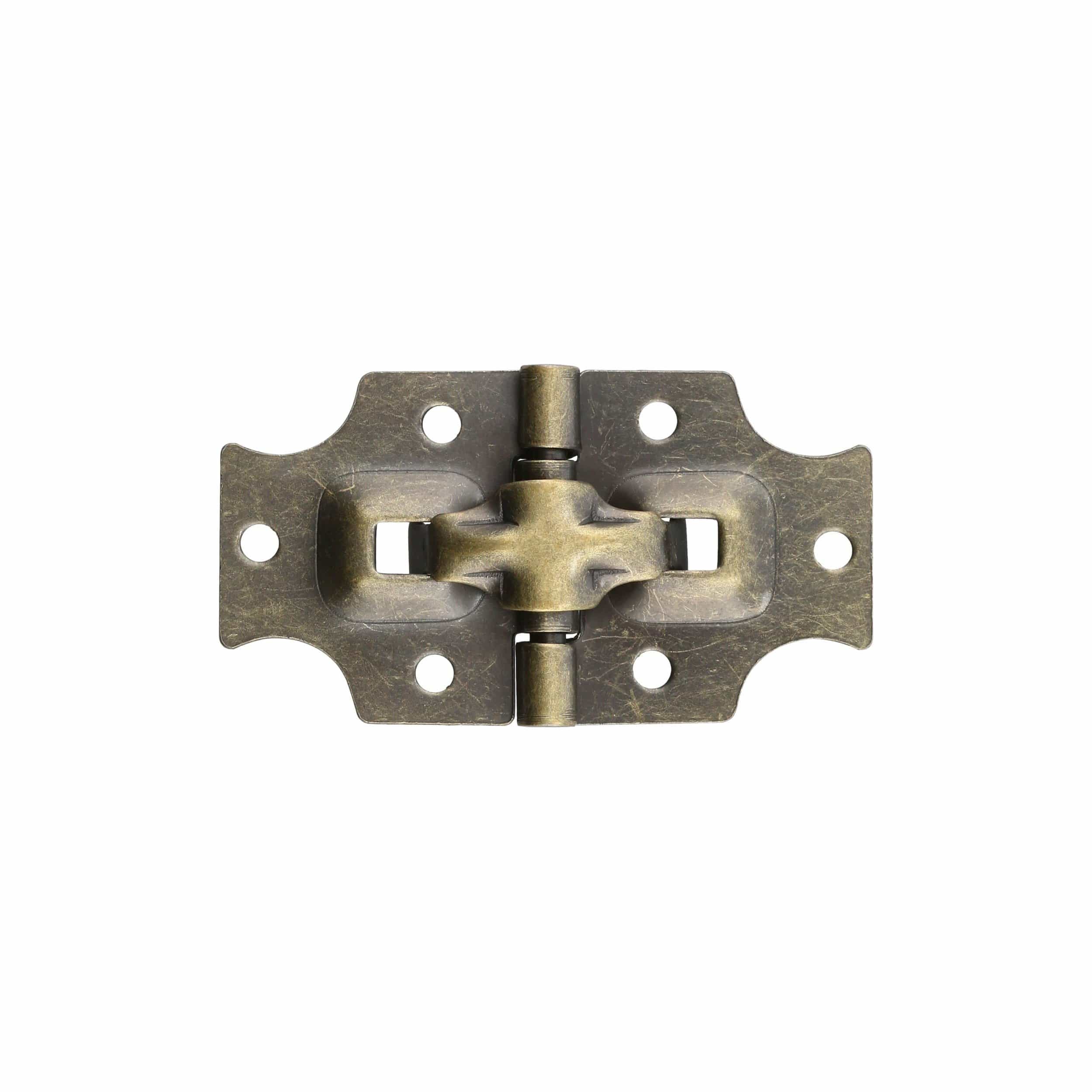 1 1/2" Antique Brass, Stop Hinge Plate, Steel