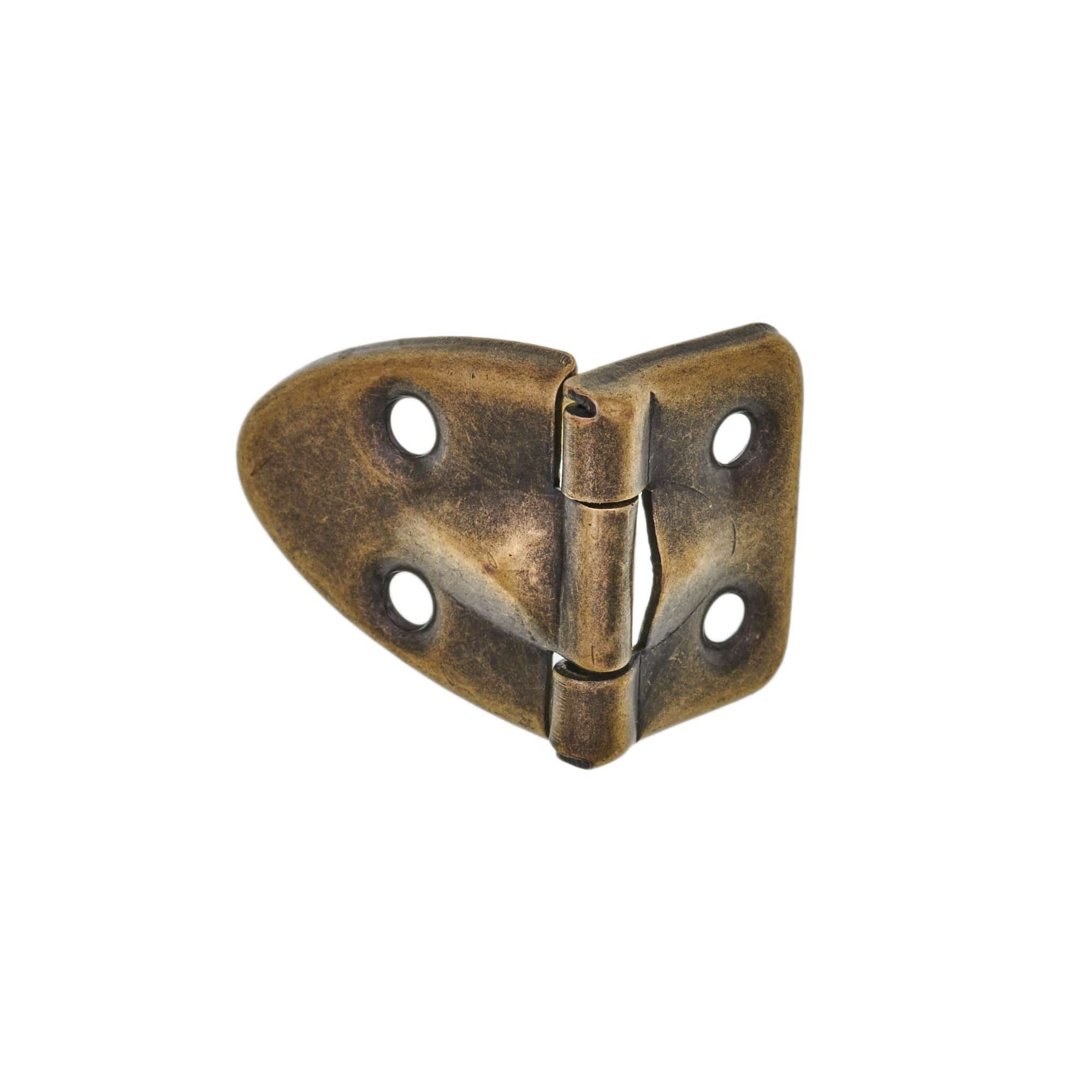 1" Antique Brass, Stop Hinge, Zinc Alloy - Image 3