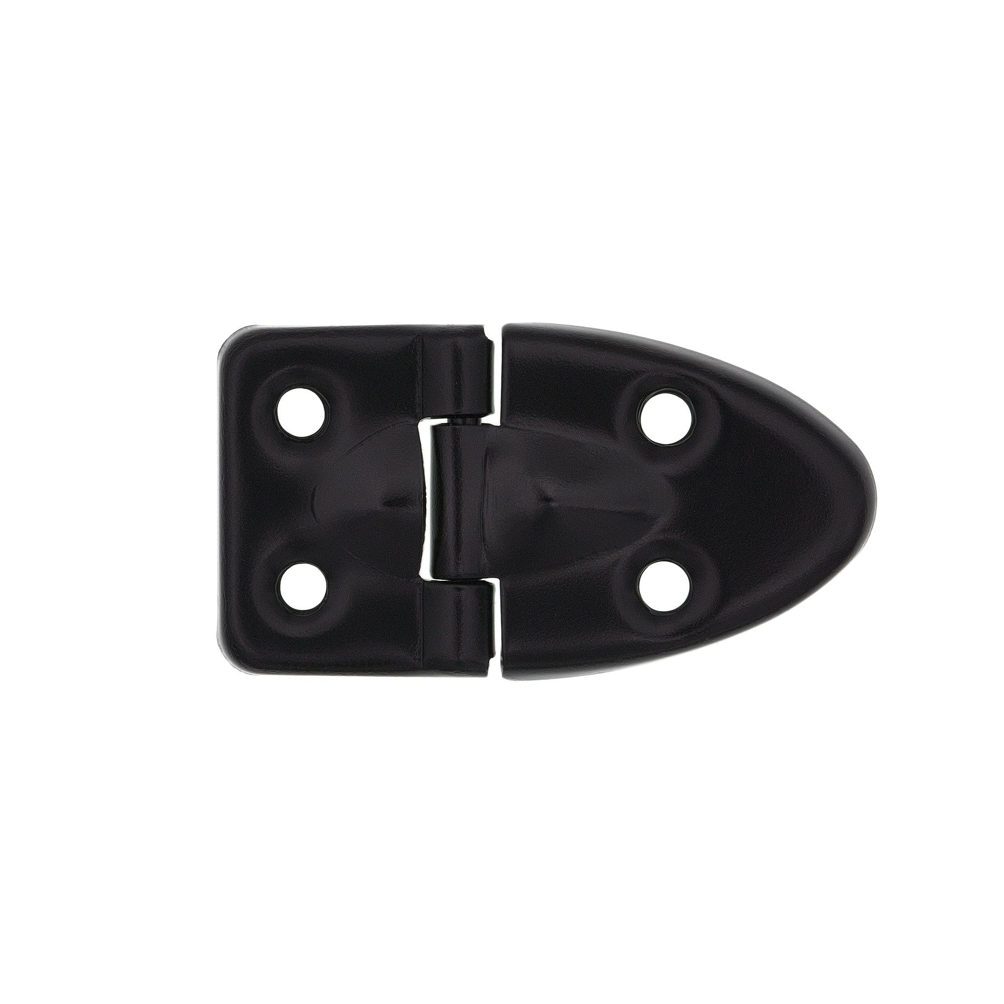1" Black, Stop Hinge, Zinc Alloy