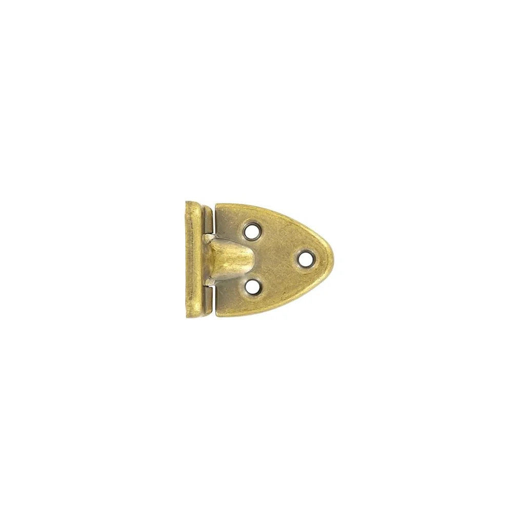 1 1/2" Antique Brass, Stop Hinge, Zinc Alloy - Image 4