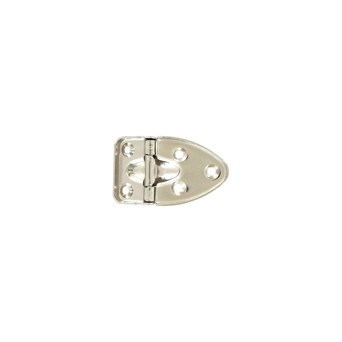 1 1/2" Nickel, Stop Hinge, Zinc Alloy - Image 3
