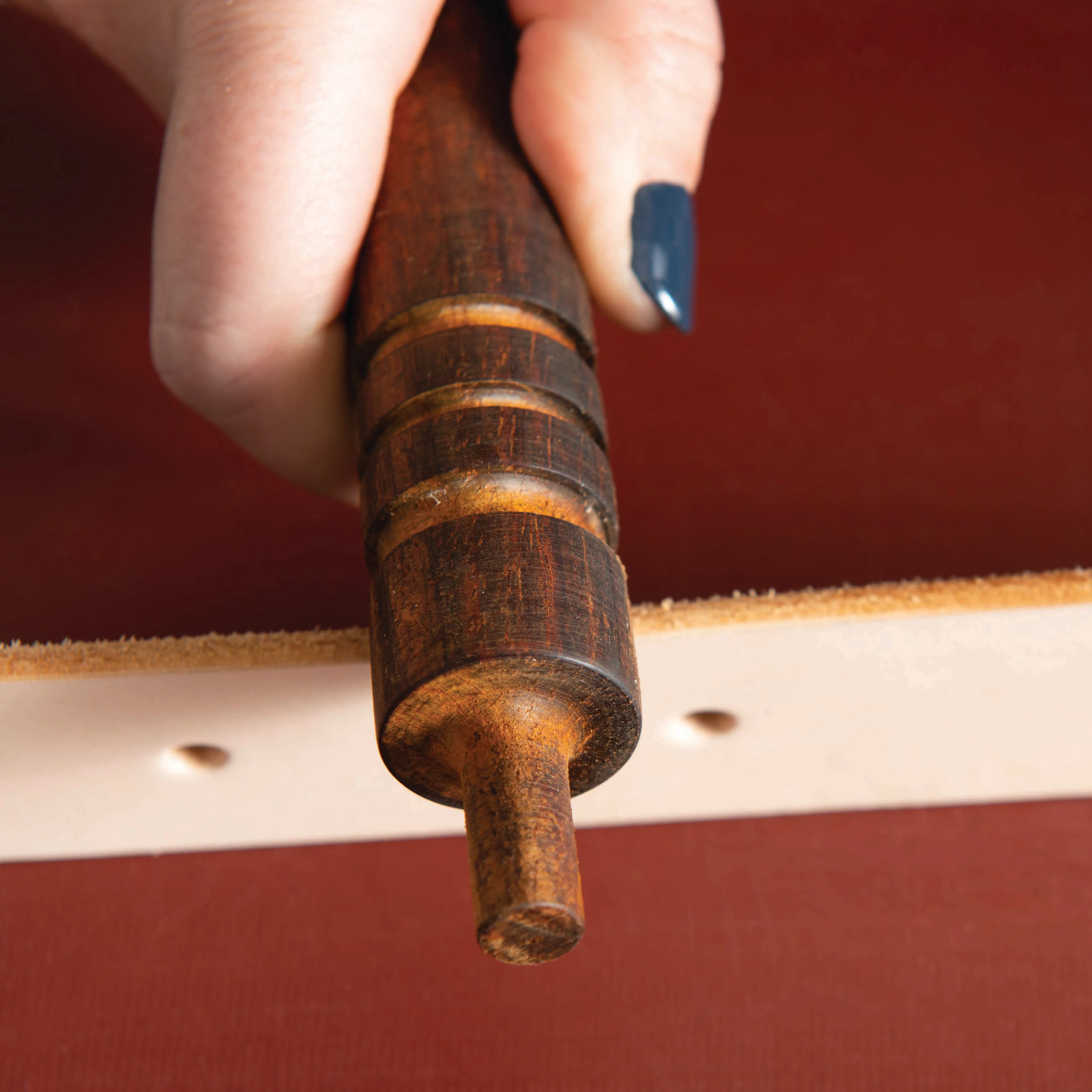 Exotic Wood Leather Slicker - Image 3