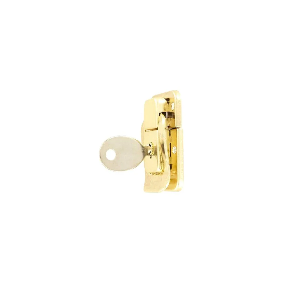 1 3/4" Brass, Lock, Steel, #F-11-BP - Image 3