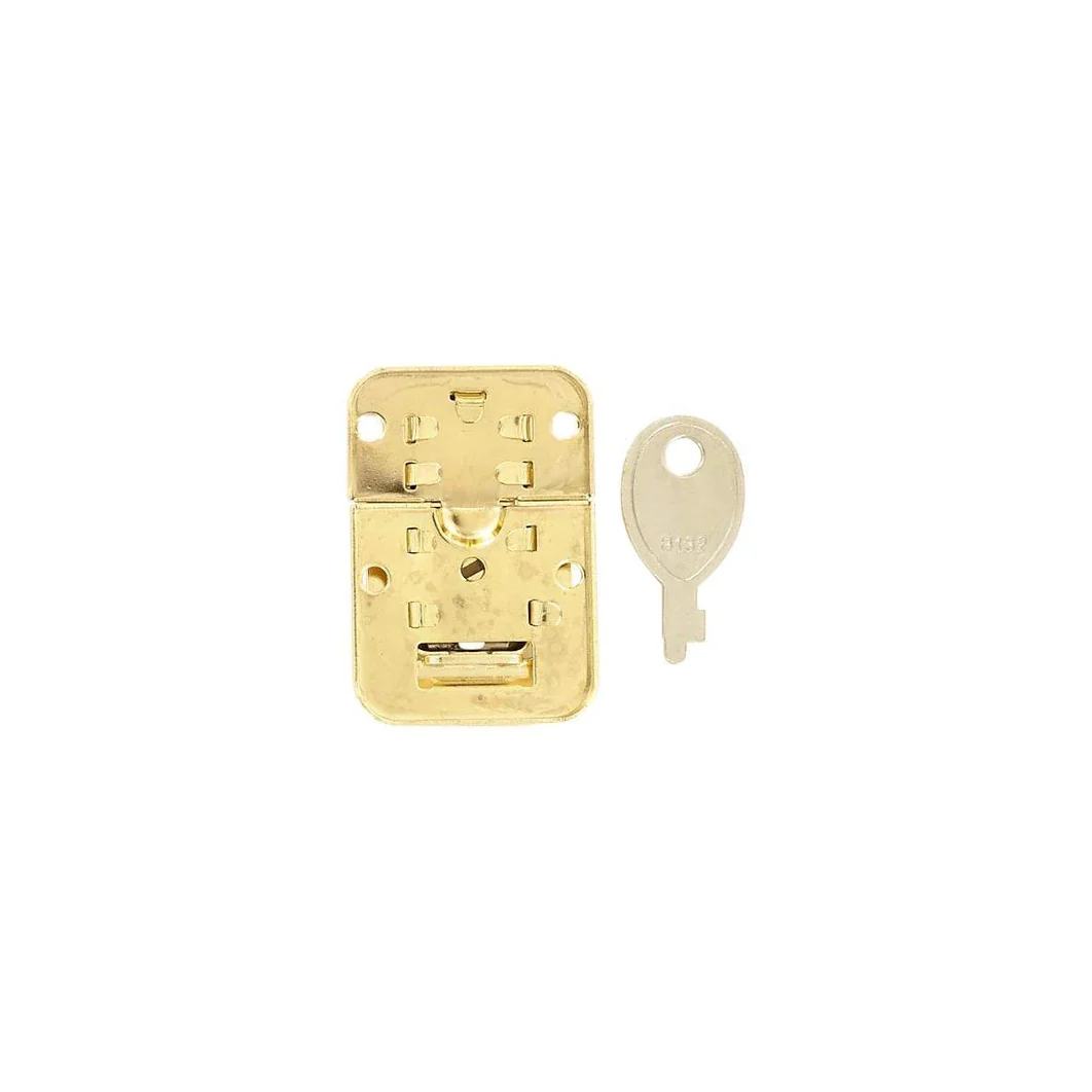 1 3/4" Brass, Lock, Steel, #F-11-BP - Image 4