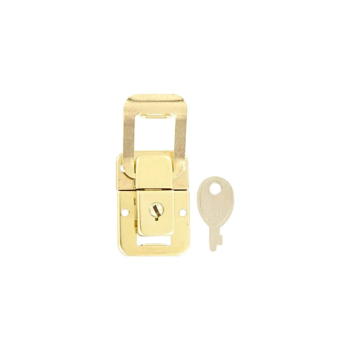 1 3/4" Brass, Lock, Steel, #F-11-BP - Image 5
