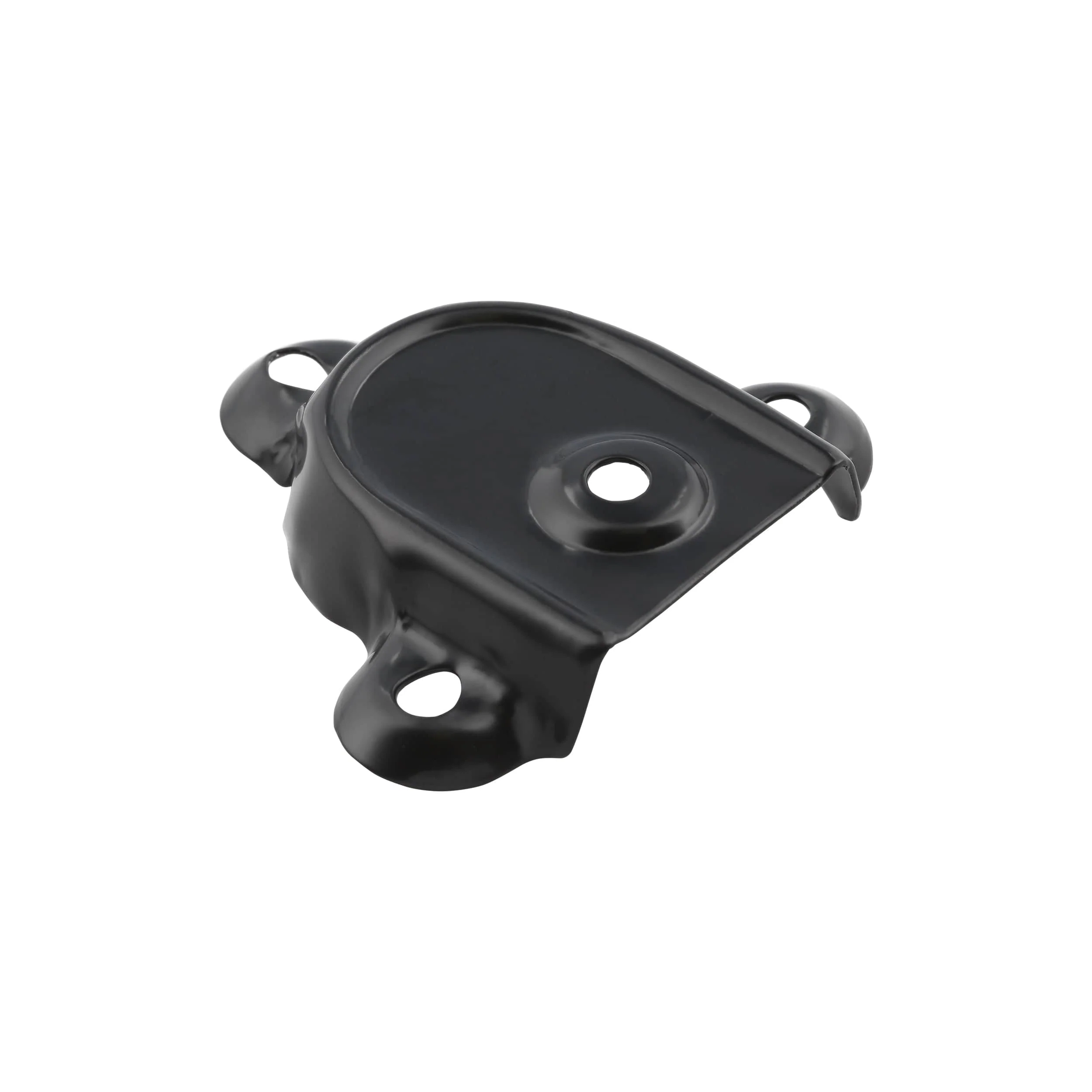 1 1/4" Black, Rigid Spade Trunk Handle End Cap, Steel - Image 2