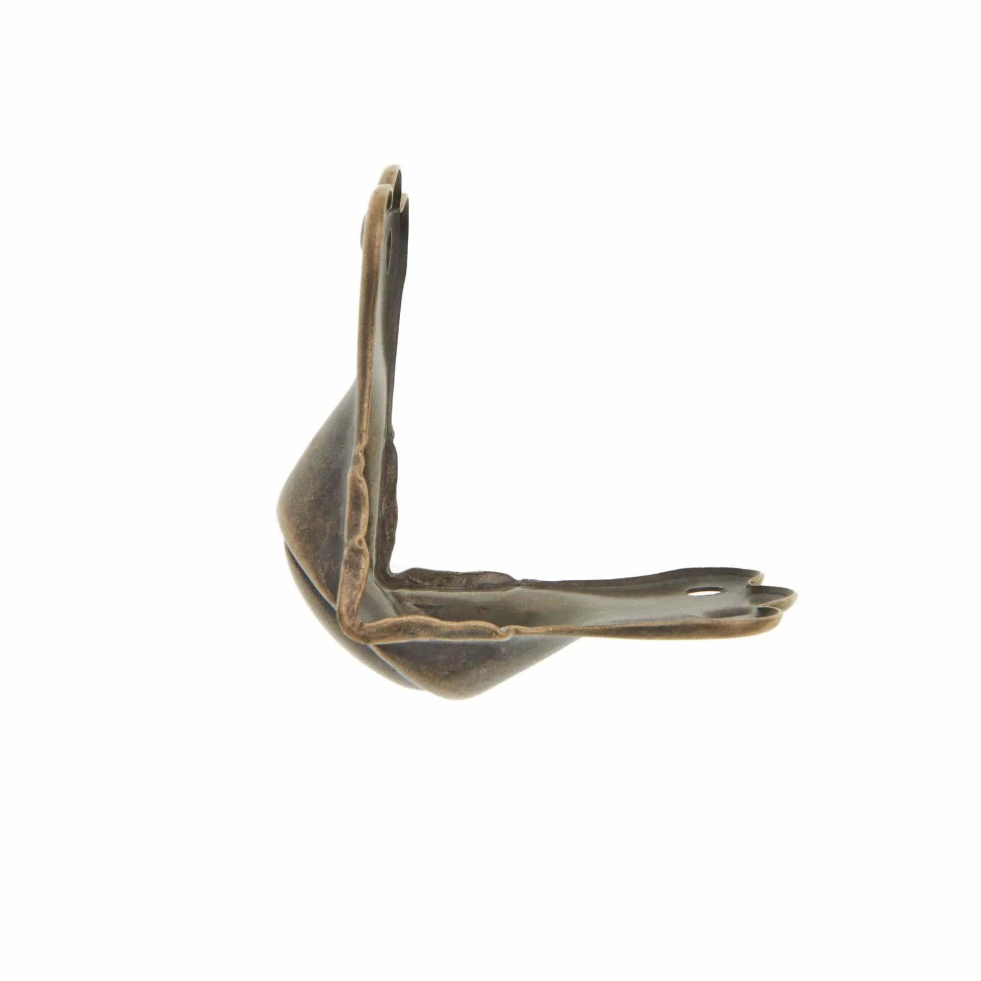 1 5/8" Antique Brass, Trunk Edge Clamp, Steel - Image 3