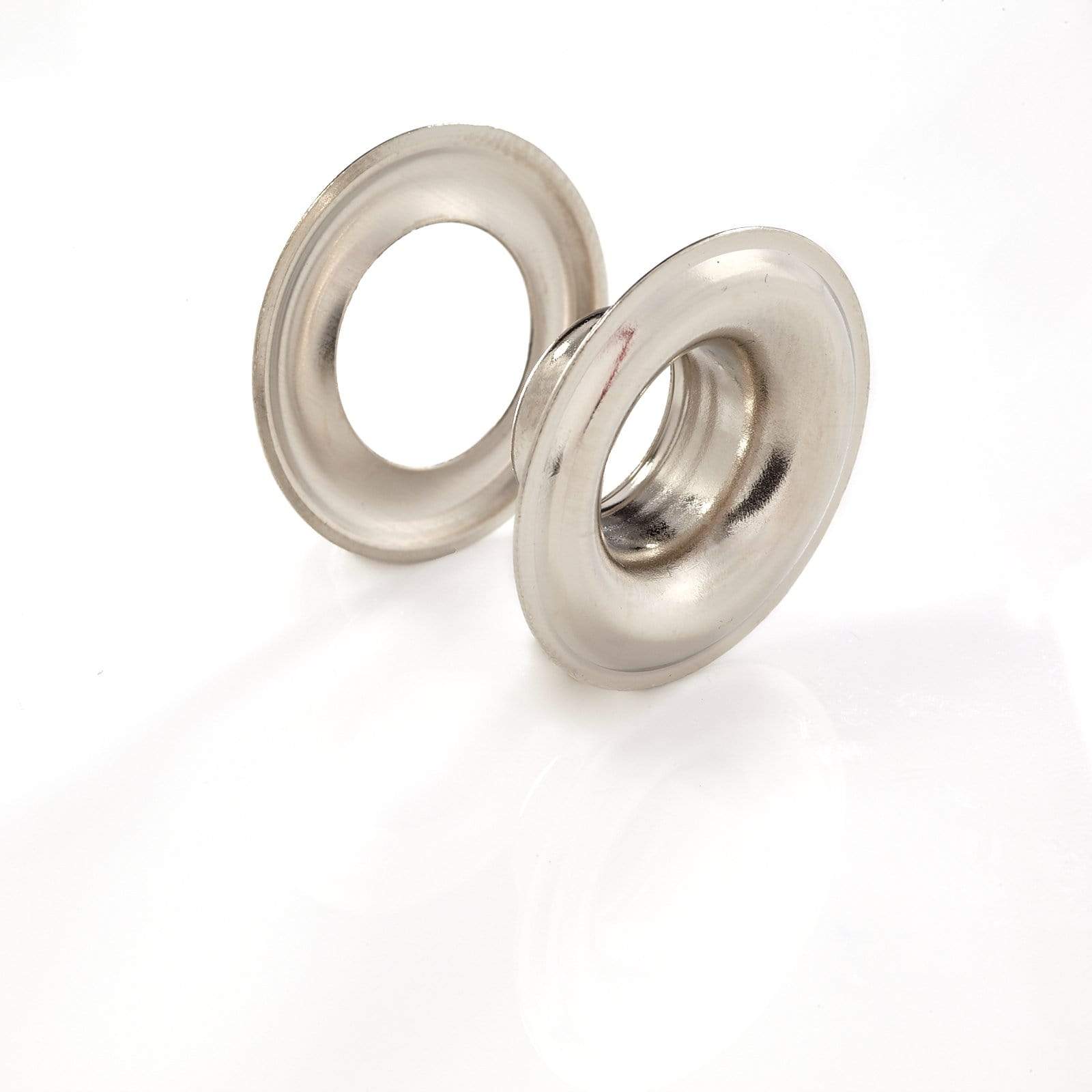 #3 Nickel, Grommet with Washer, Solid Brass - Image 2