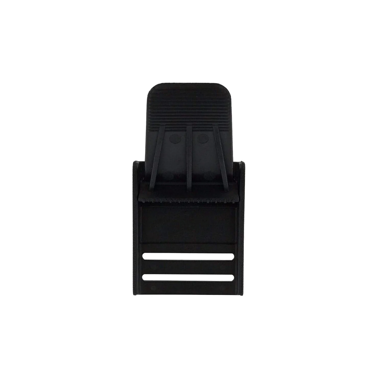 2" Black, Cam Lever Buckle, Plastic - Image 4
