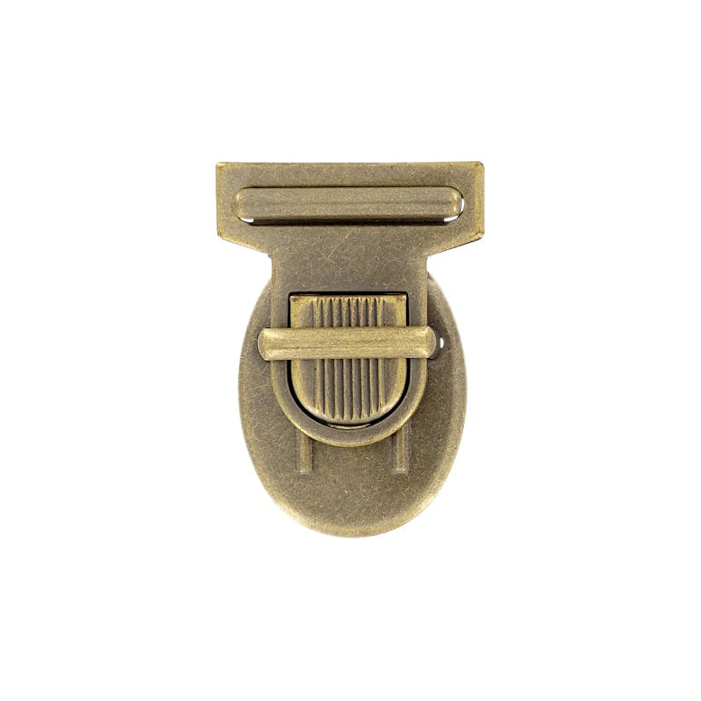 1 11/16 Antique Brass, Tuck Catch, Steel - Image 4