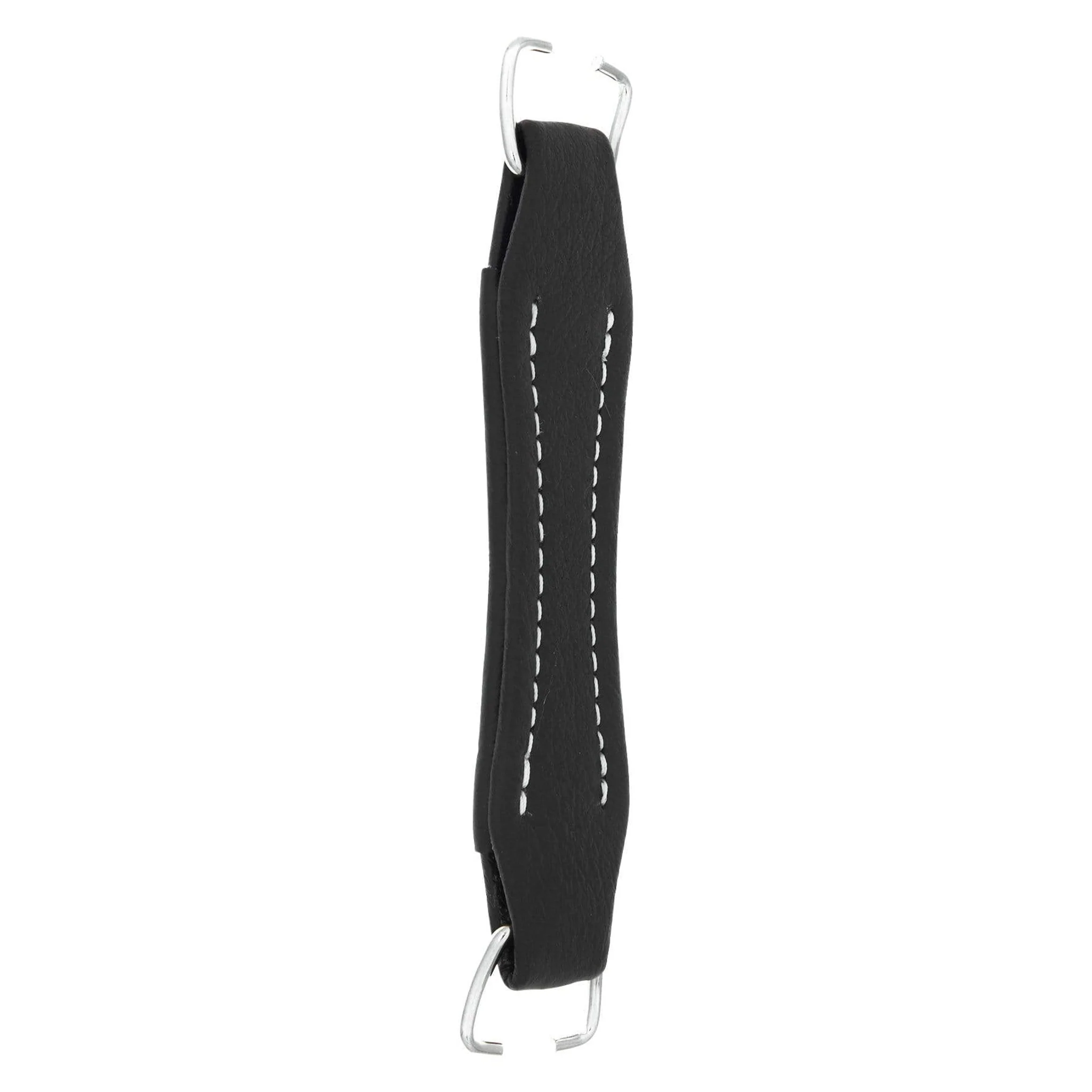 6 1/2" Black, Handle, Leather - Image 4