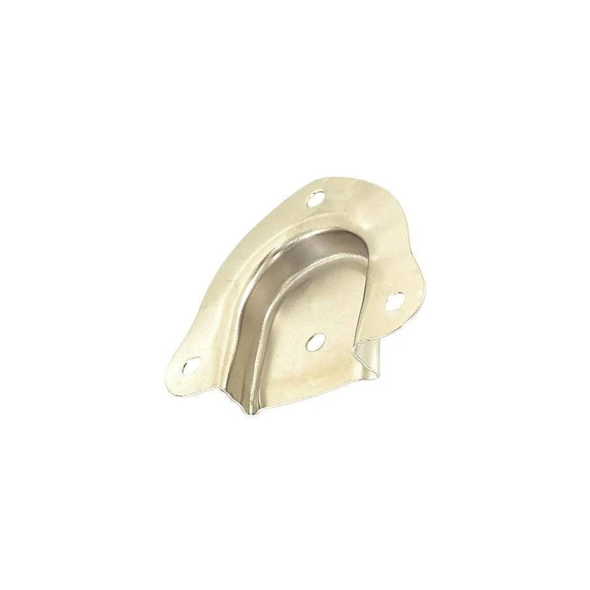 1 1/4" Nickel, Smooth Edge Spade Trunk Handle End Cap, Steel - Image 4