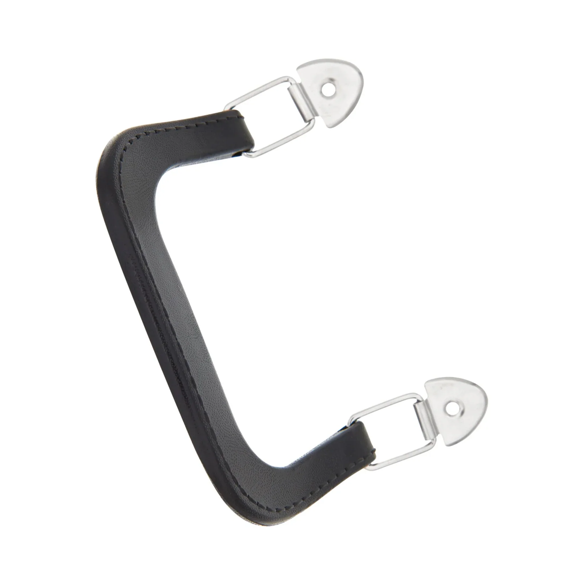 4" Black w/ Nickel, Plastic Double Handle, Zinc Alloy - Image 3