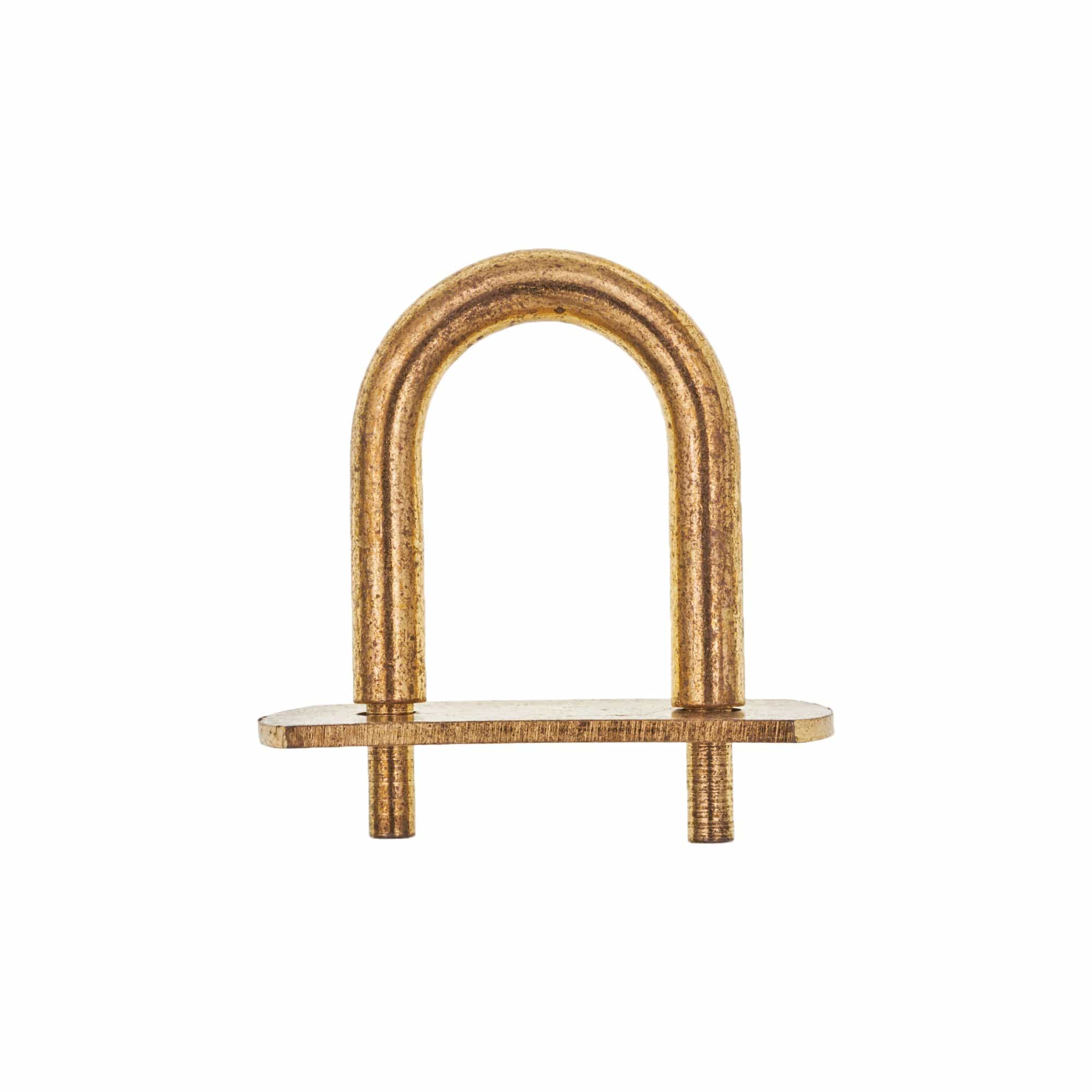 5/8" Gold, Padlock Keeper, Steel