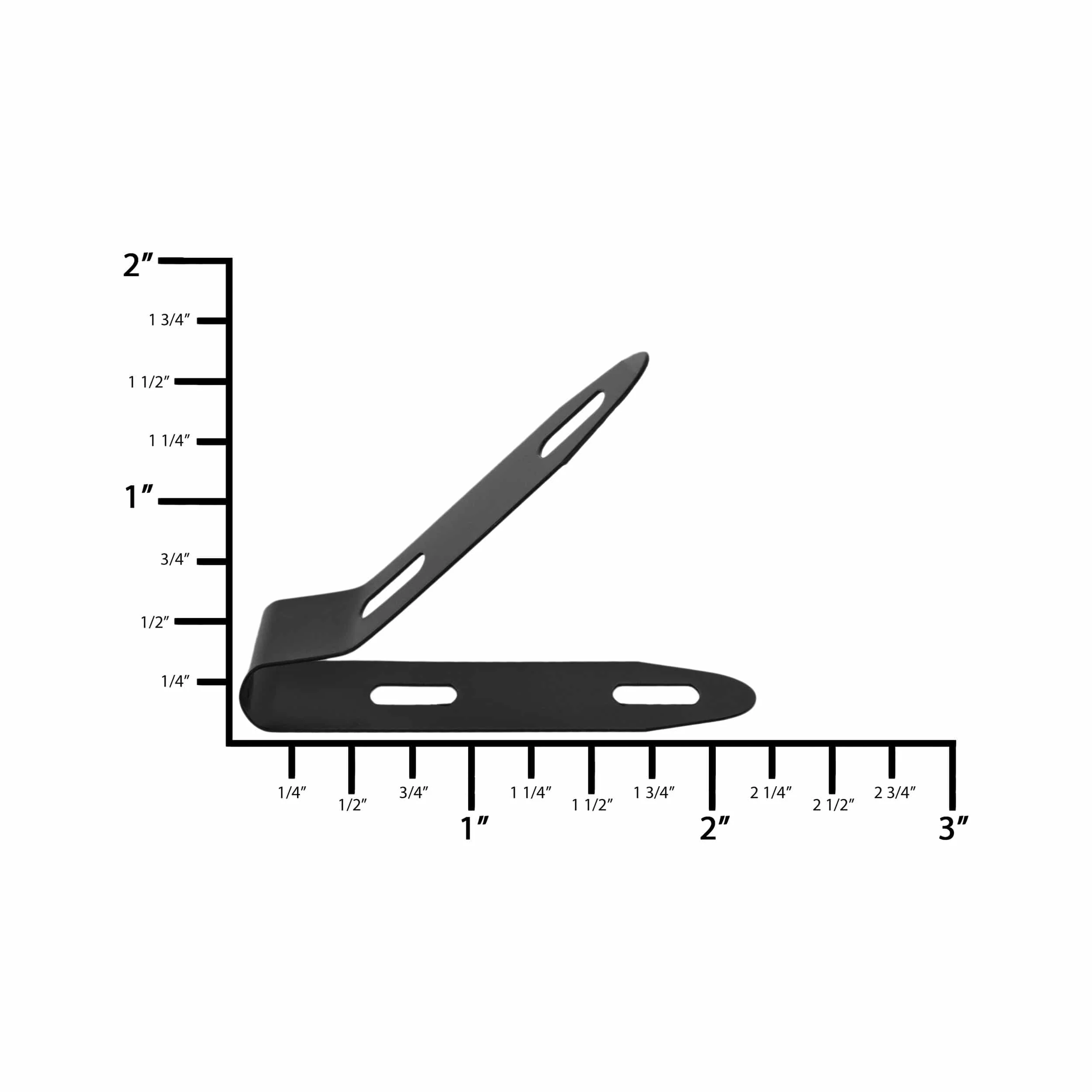 2" Black, Handle Clamp, Steel - Image 4