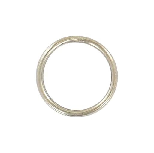 1/2" Nickel, Split Key Ring, Steel - Image 3