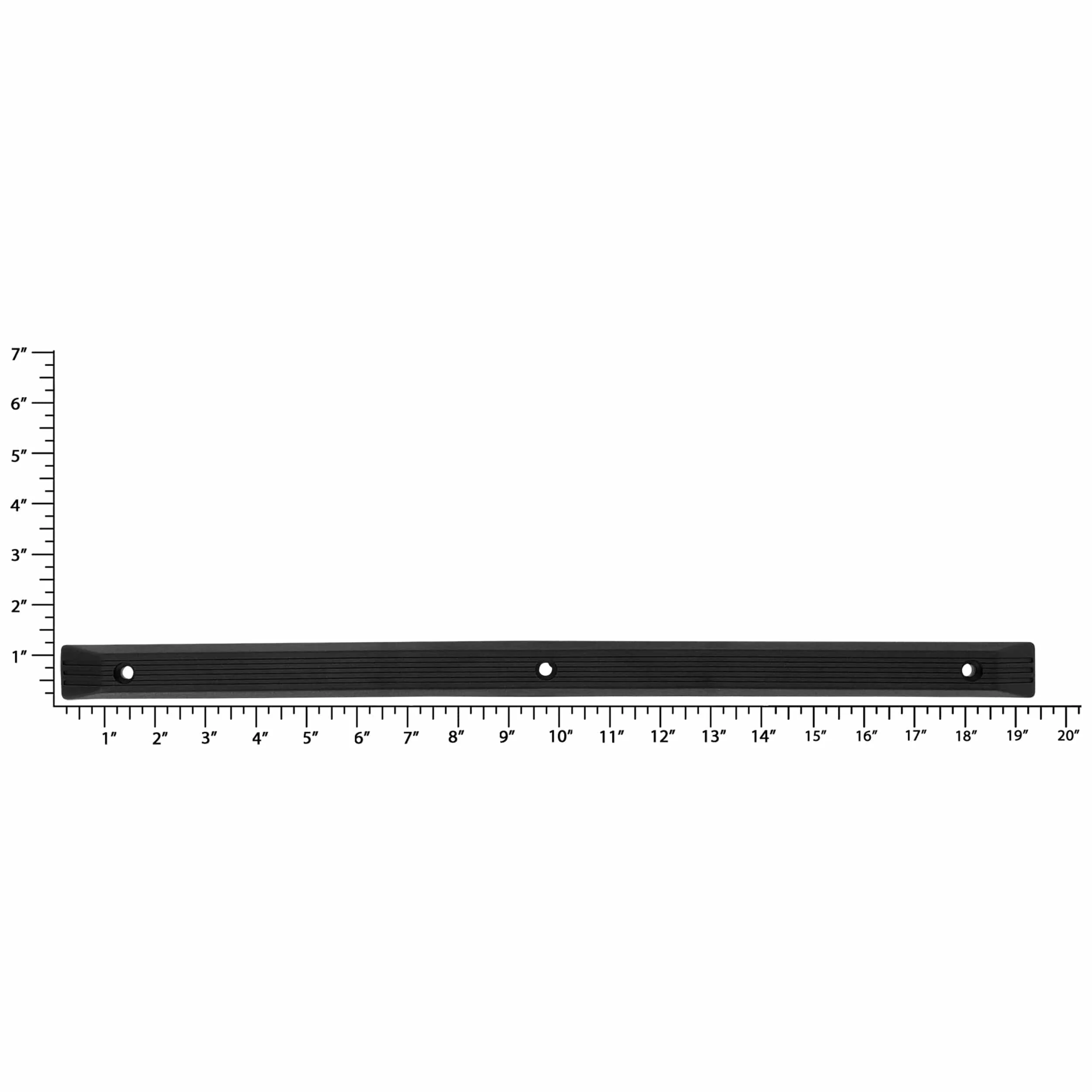 19 1/2" Black, Bar Bottom Stud, Plastic - Image 4