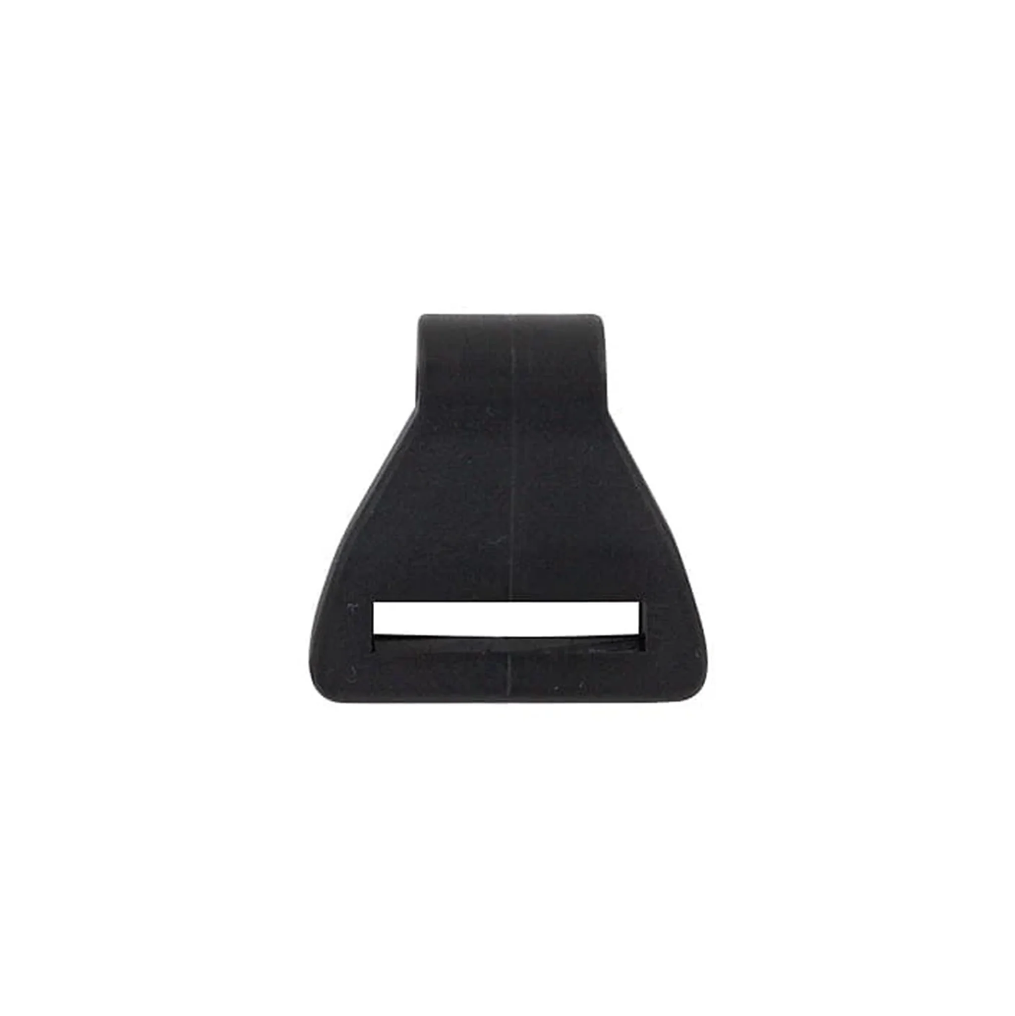 1" Black, Tie Down Strap Hook, Plastic - Image 3