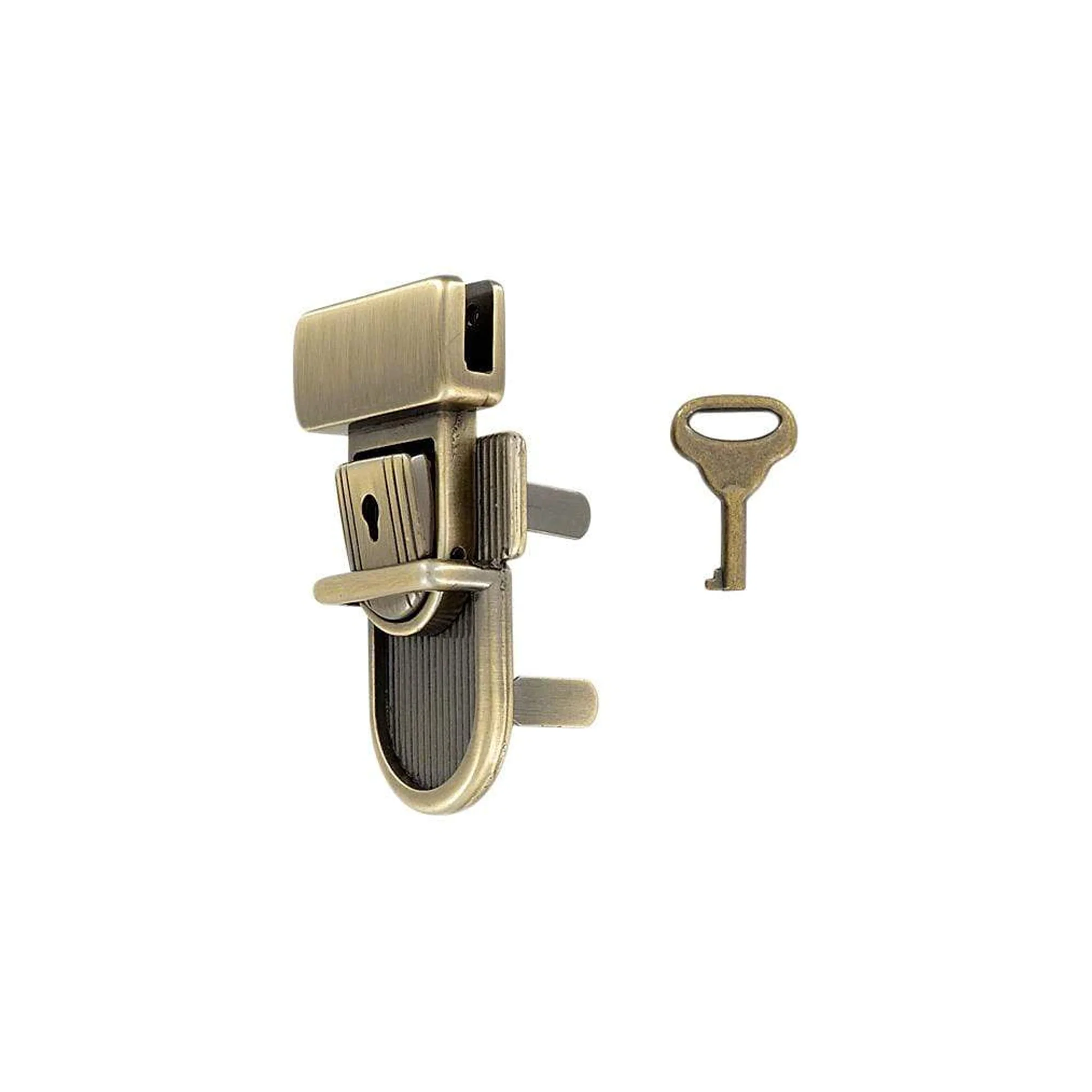 1 1/4" Antique Brass, Tuck Lock, Zinc Alloy - Image 4