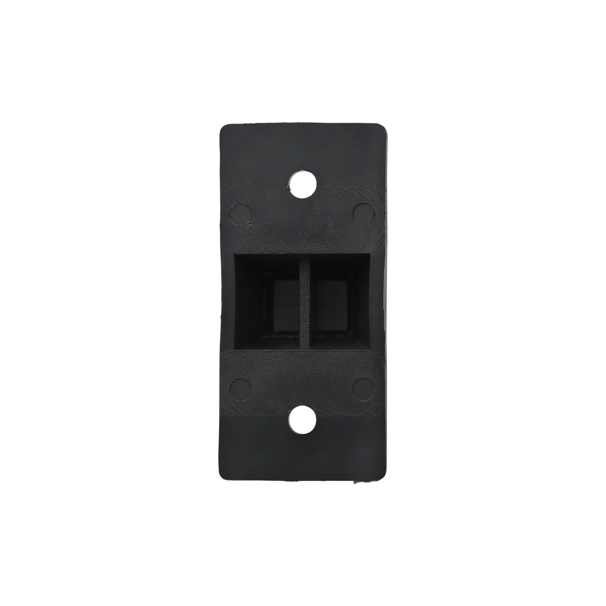3/4" Black, 2 3/8" Bottom Stud, Plastic - Image 3