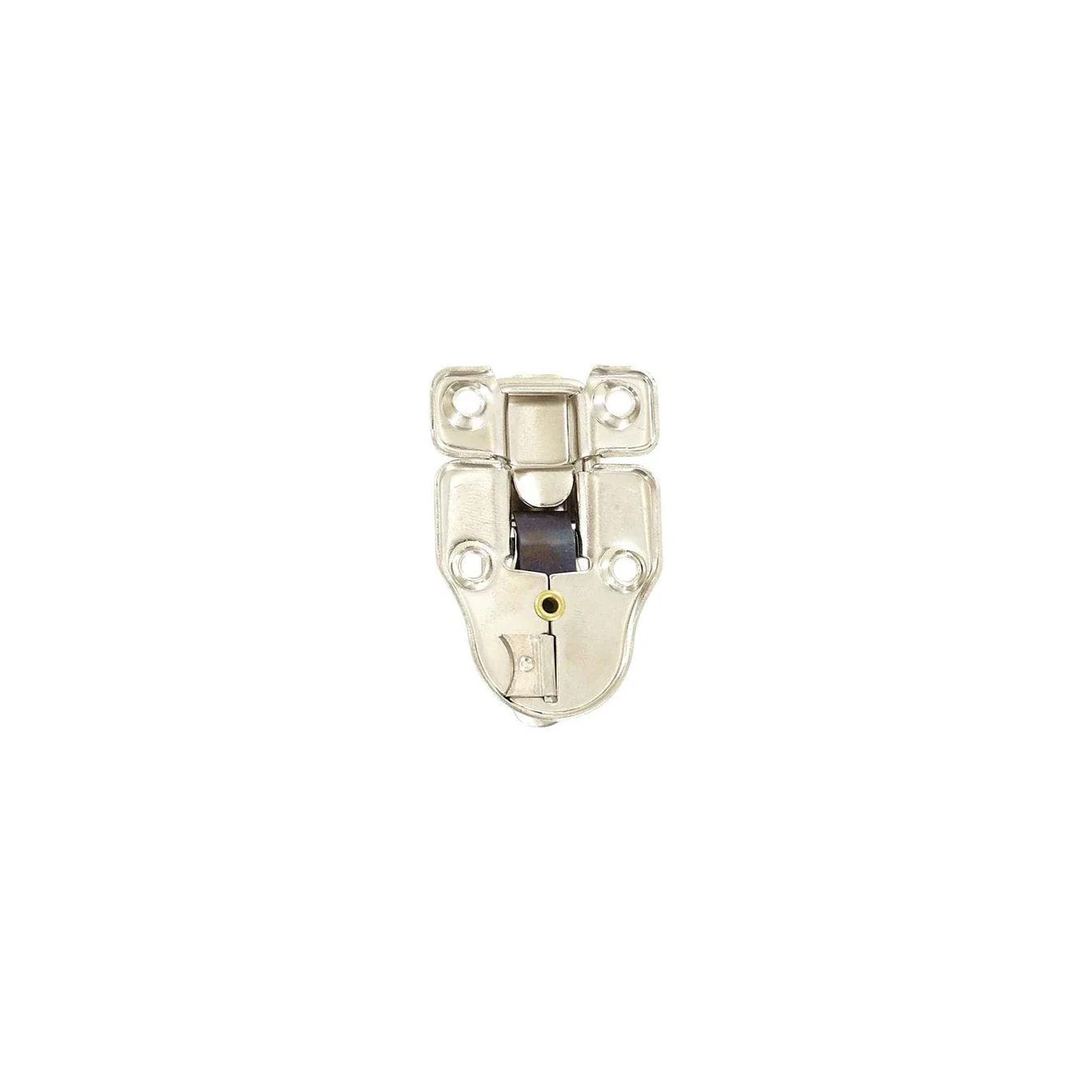 2 3/8" Nickel, Drawbolt w/ Padlock Loop, Steel - Image 3