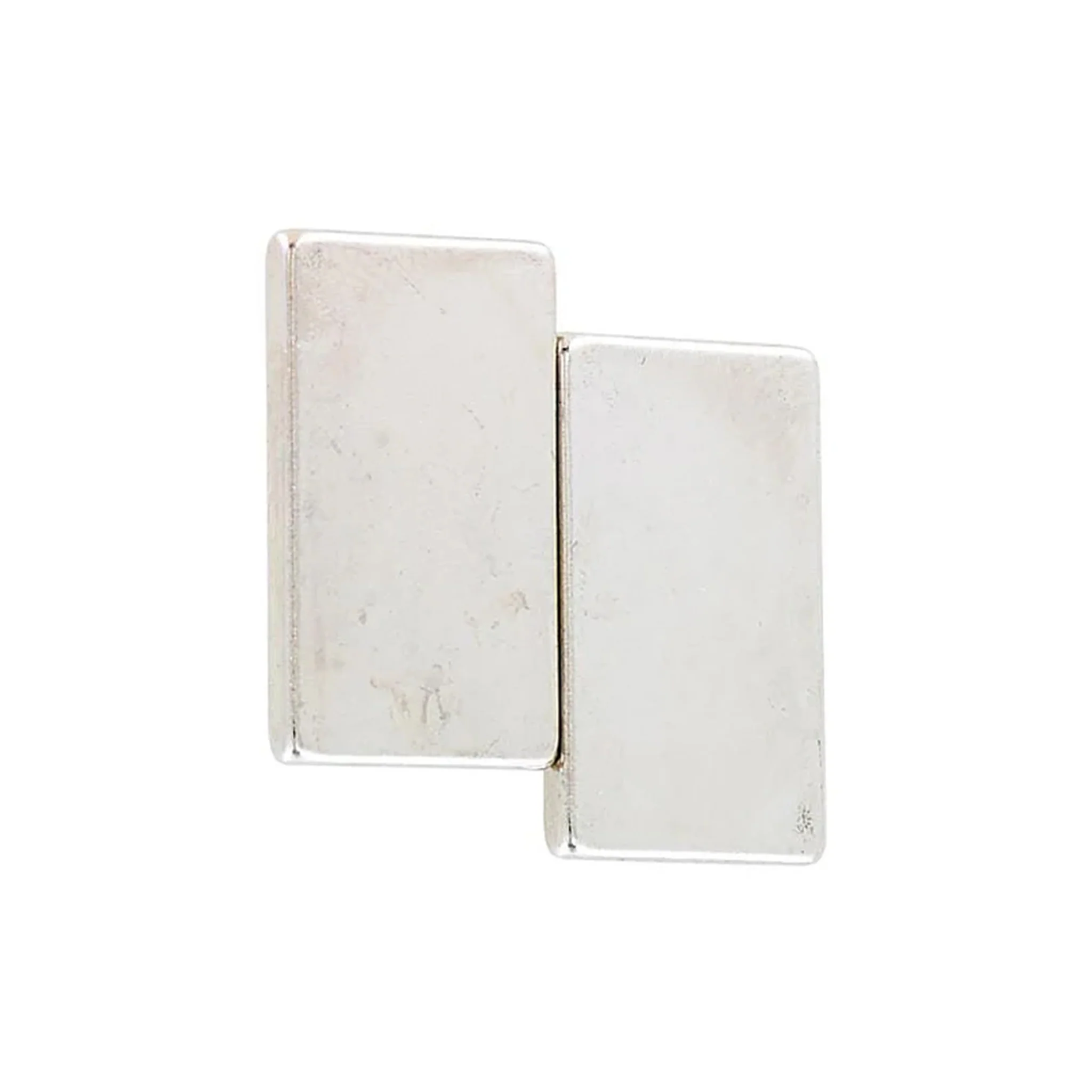 3/4" Silver, High Strength Magnets For Money Clip (Pair) - Image 3