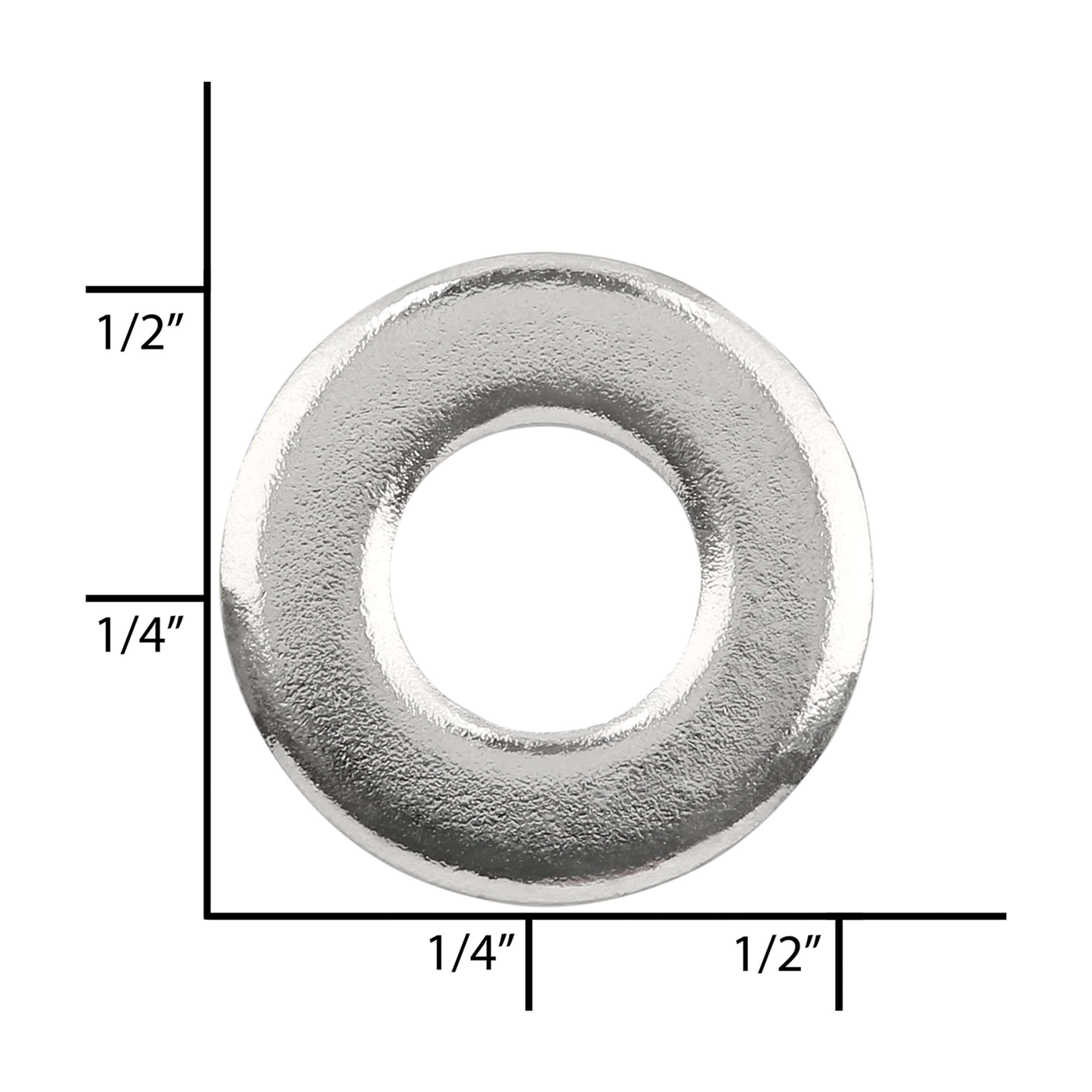 1/2" Nickel, Washer, Steel - 24 pk - Image 2