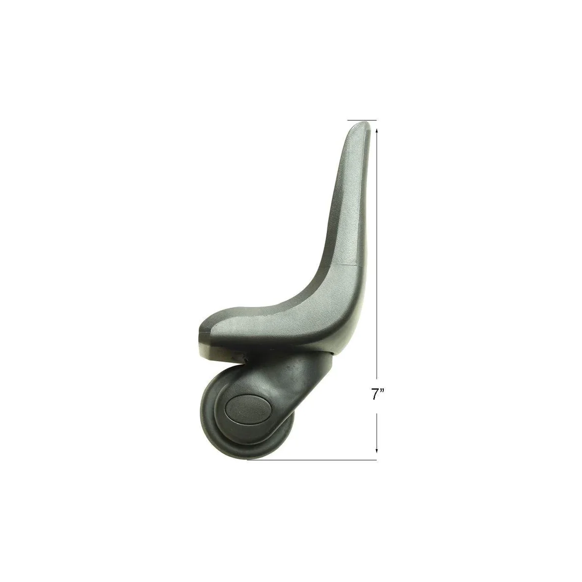 50mm Black, Spinner Wheel with Housing Pair, Plastic - Image 7