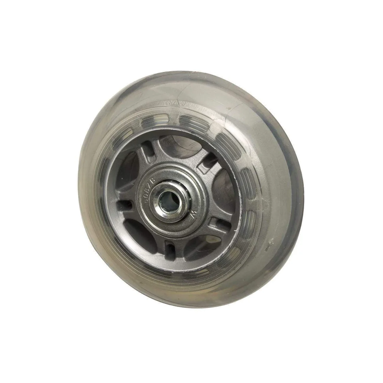 64mm Grey, Quiet Inline Skate Wheel, Plastic