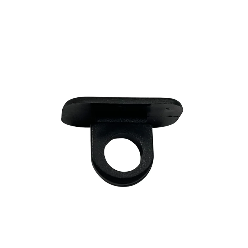 4" Black, Post Style Handle, Plastic - Image 3