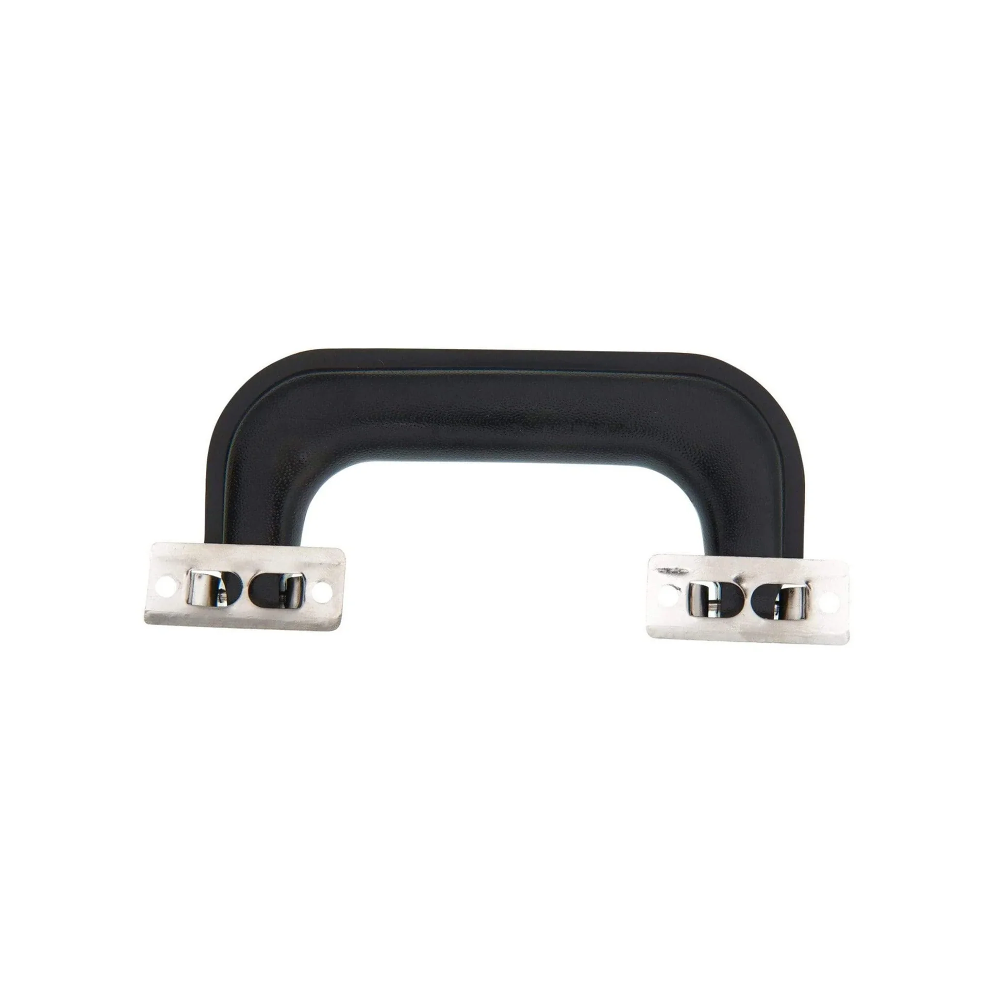 5 1/4" Black, Handle with Nickel Hardware, Plastic - Image 3