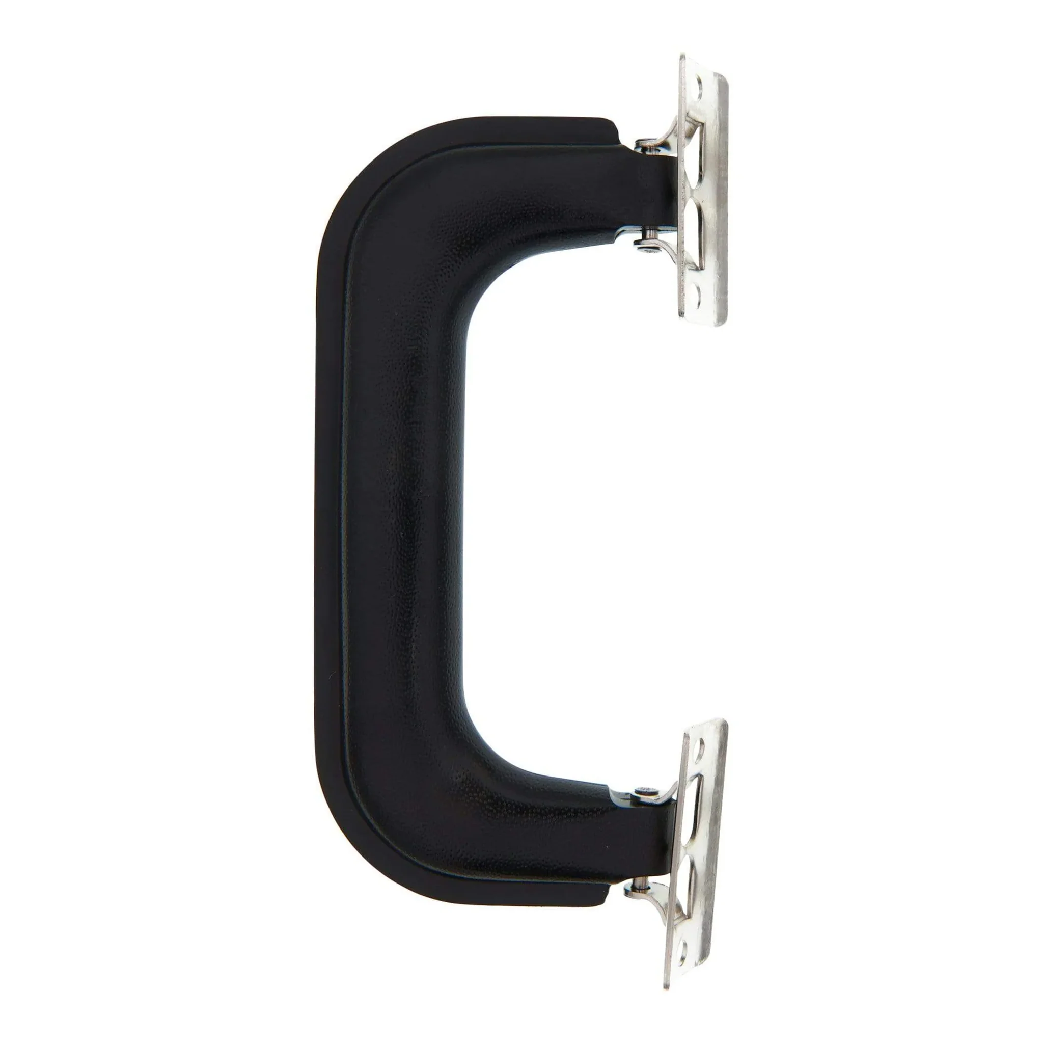5 1/4" Black, Handle with Nickel Hardware, Plastic - Image 4