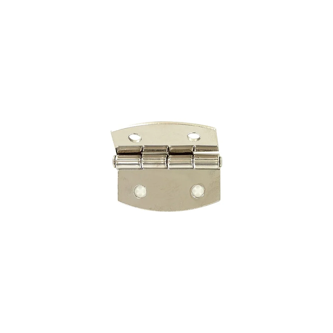 1 1/2" Shiny Nickel, Box/Case Plated Hinge, Zinc Alloy - Image 4