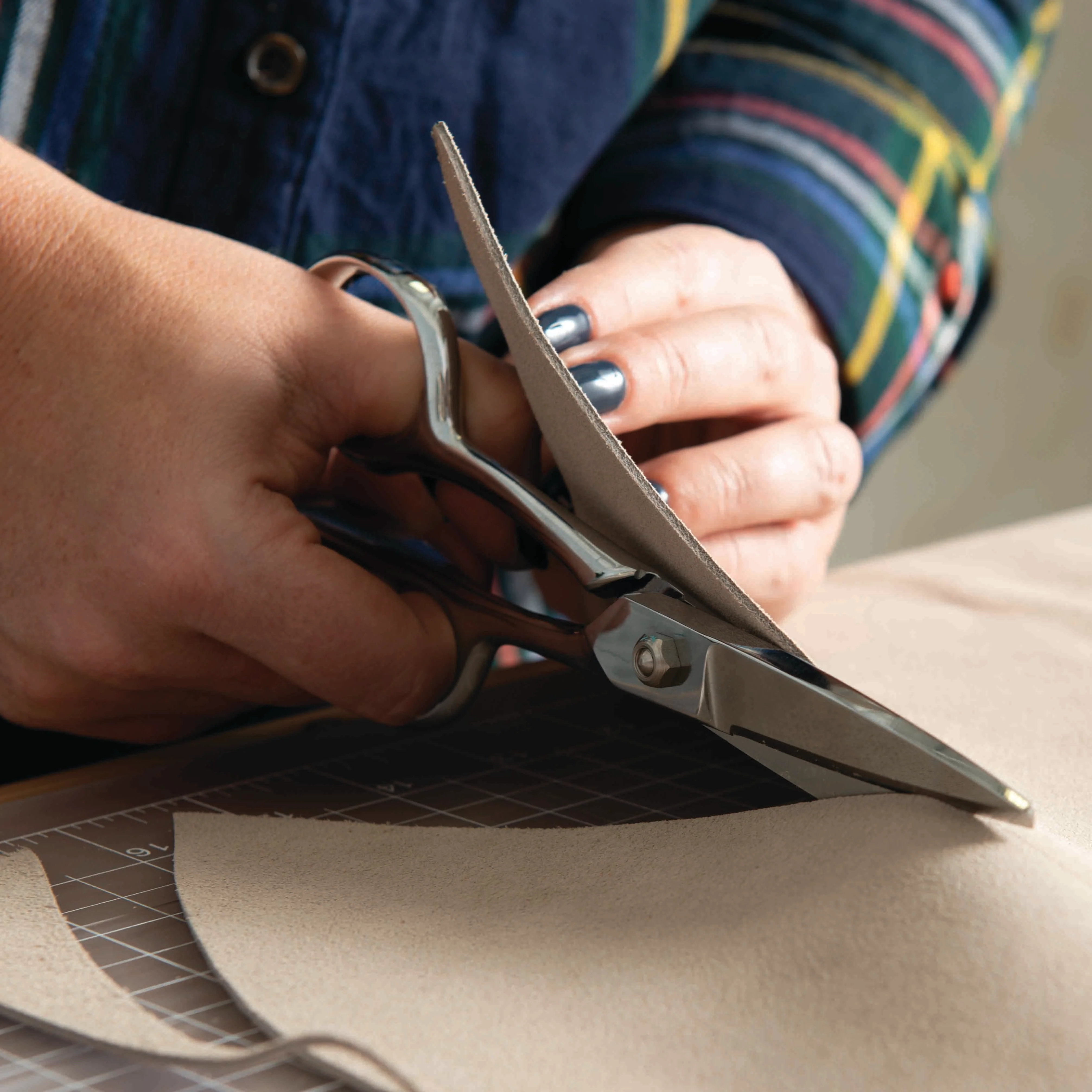 Leather Cutting Scissors, 8" - Image 3
