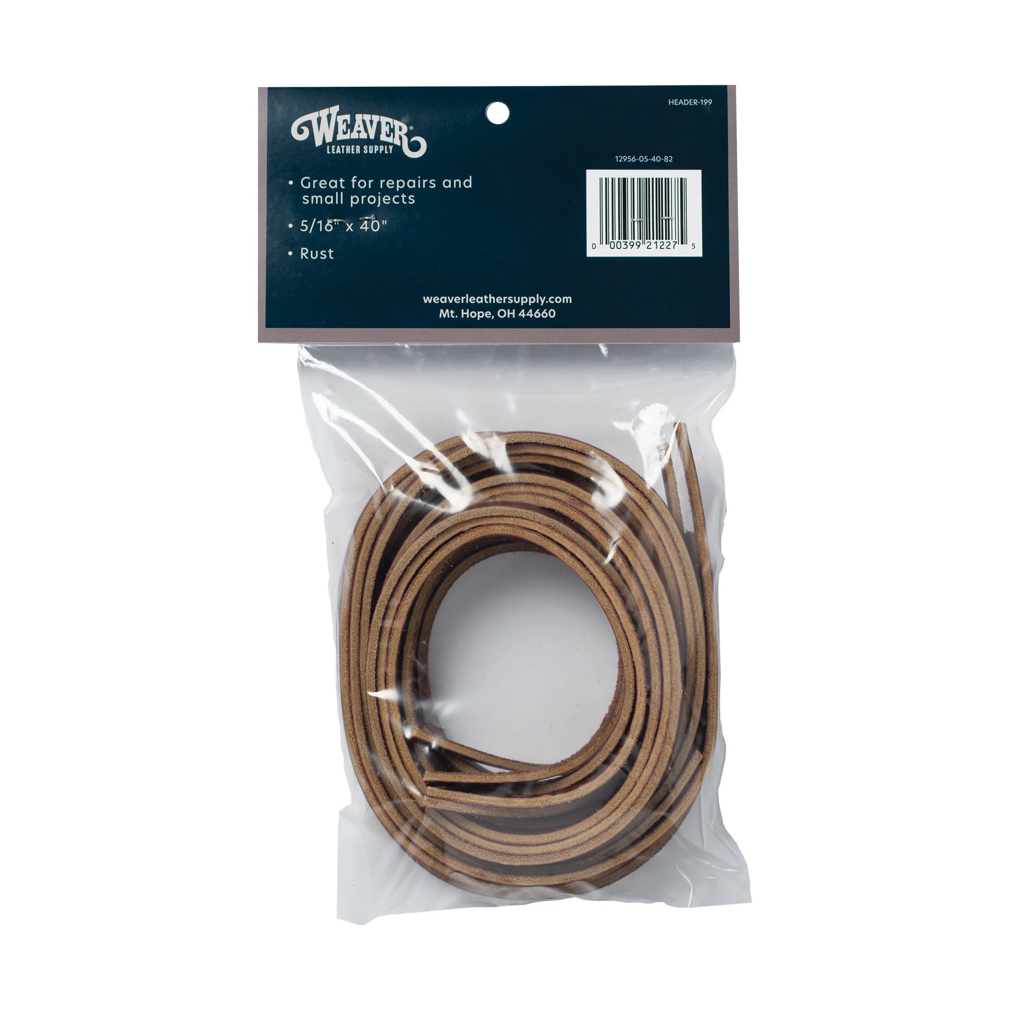 Leather Lace Pack, Rust, 5/16" - Image 3