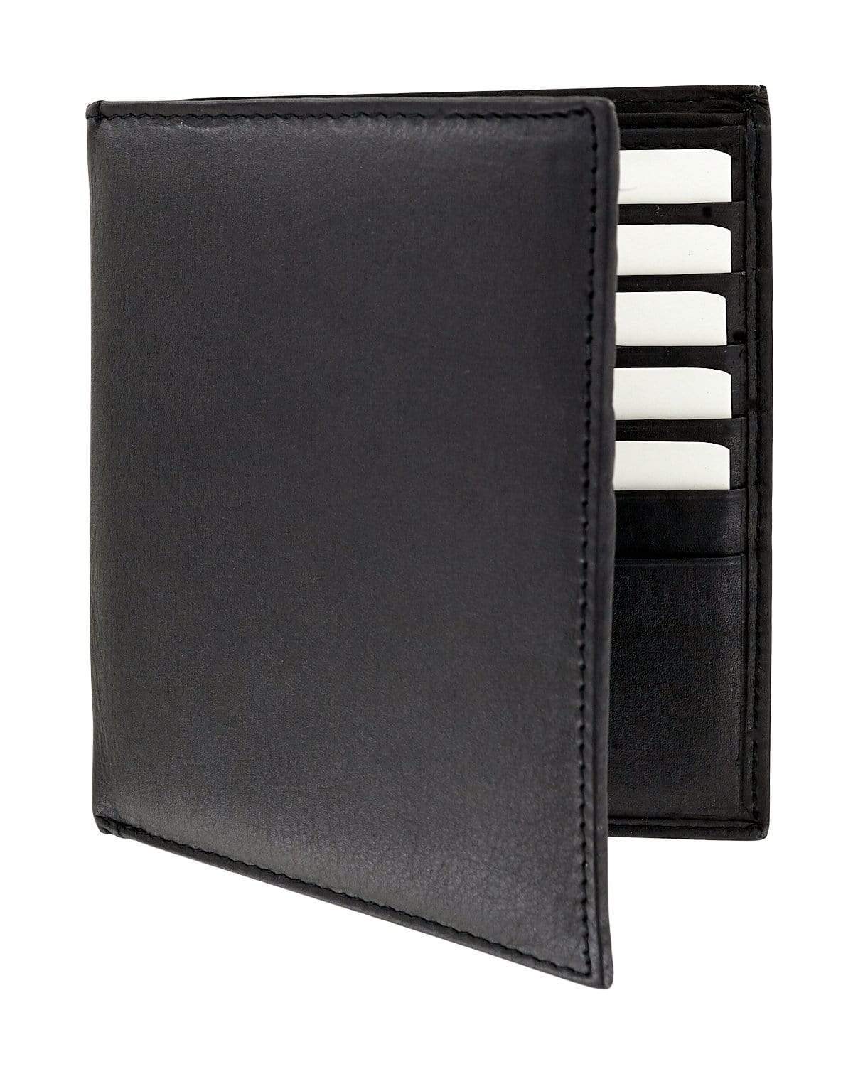 4" Black, RFID Shielded Giromy Samoni Hipster Wallet, Leather - Image 3
