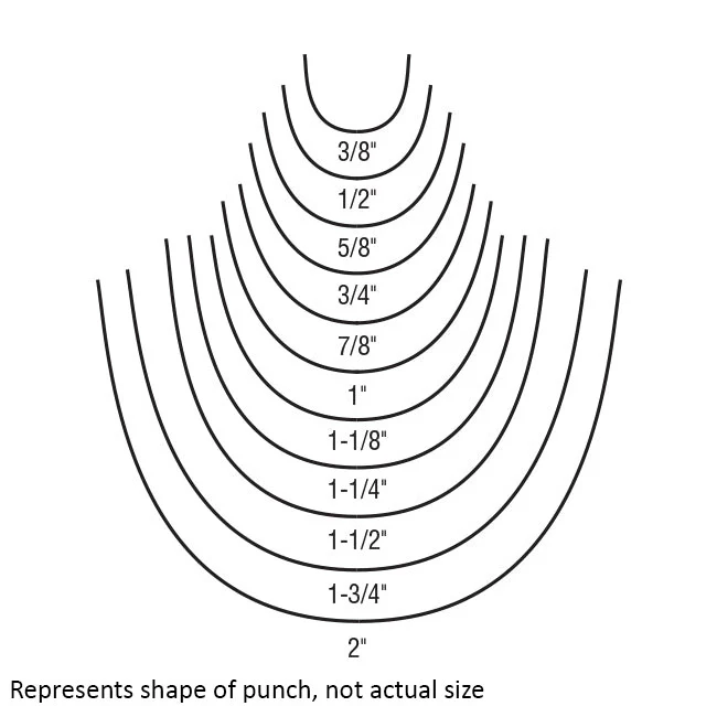 Master Tool Round Strap End Punch - Image 8