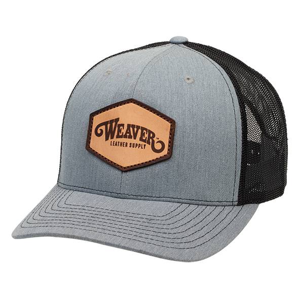 Mesh Back Cap with Leather Patch - Image 2