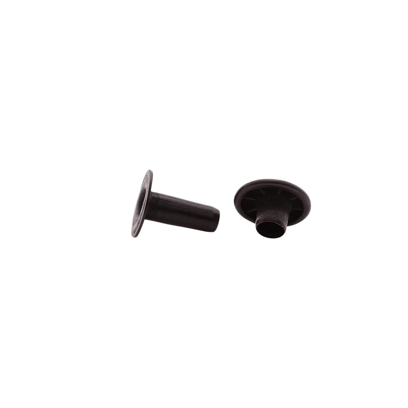 9mm Black, Single Cap Jiffy Rivet, Solid Brass- 100pk - Image 3