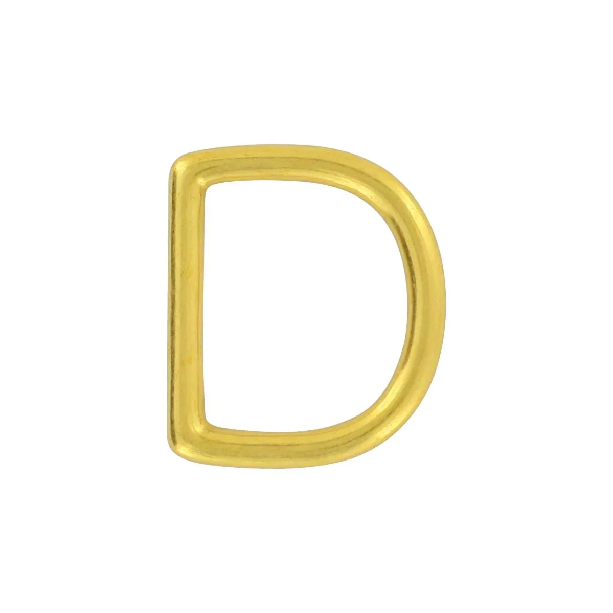 1" Brass, Cast D-Ring, Solid Brass