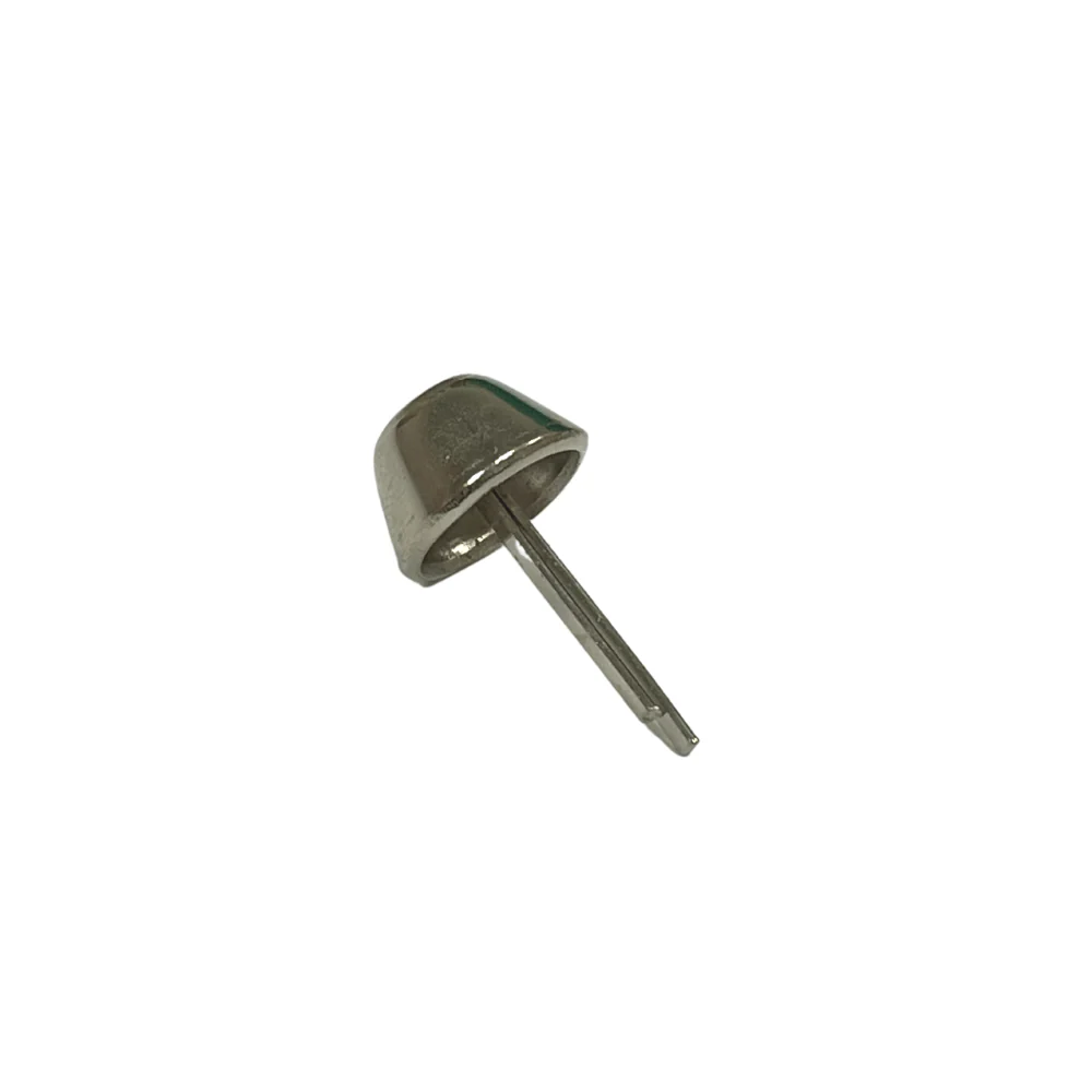 13mm Nickel, Bottom Stud, Steel