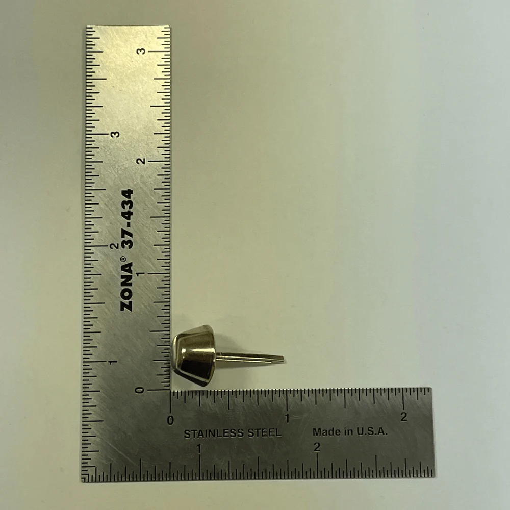 13mm Nickel, Bottom Stud, Steel - Image 4