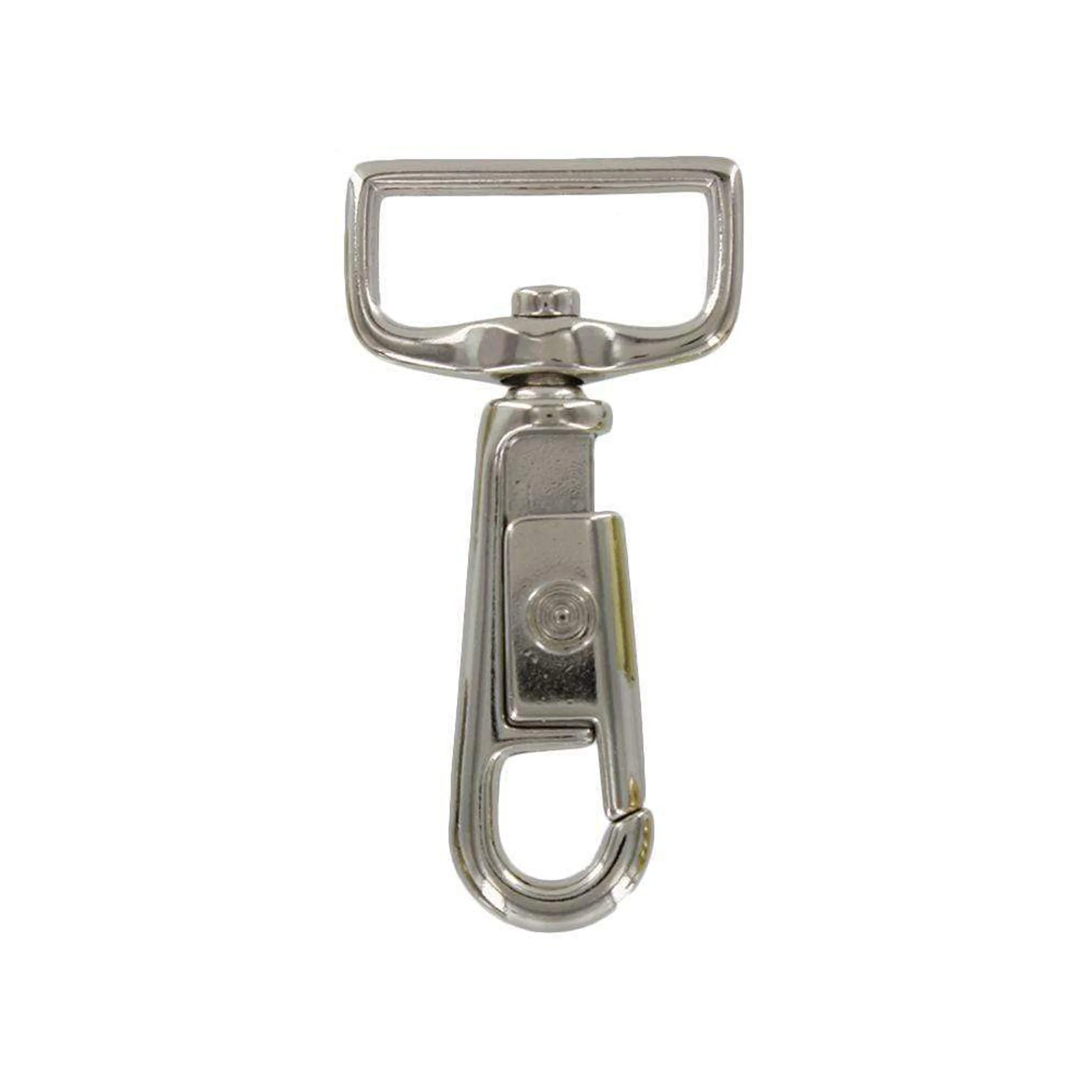 1" Nickel, Artisan Swivel Snap Hook, Zinc Alloy - Image 2