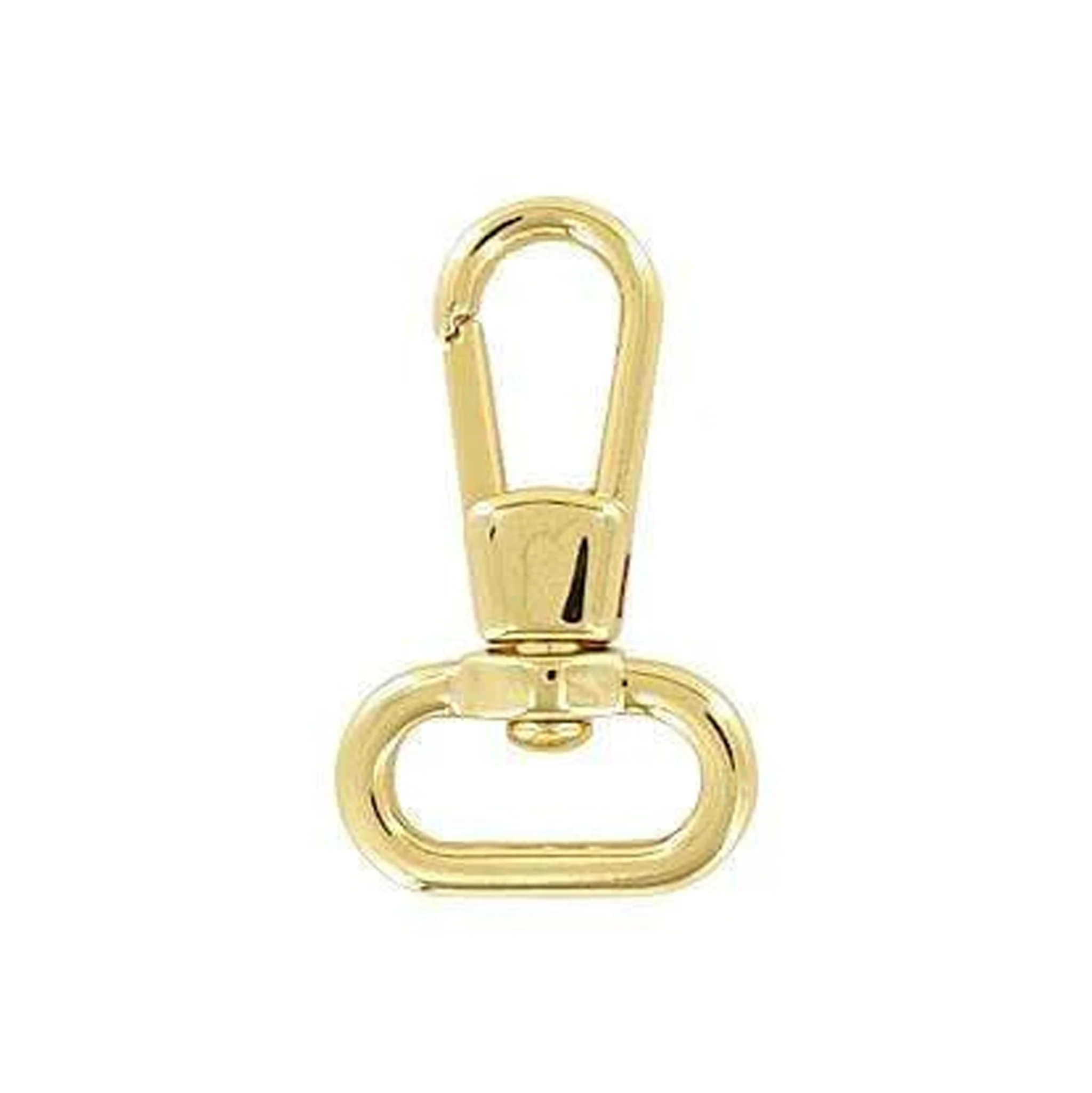 5/8" Shiny Gold, Lever Swivel Snap Hook, Zinc Alloy-5pk - Image 3